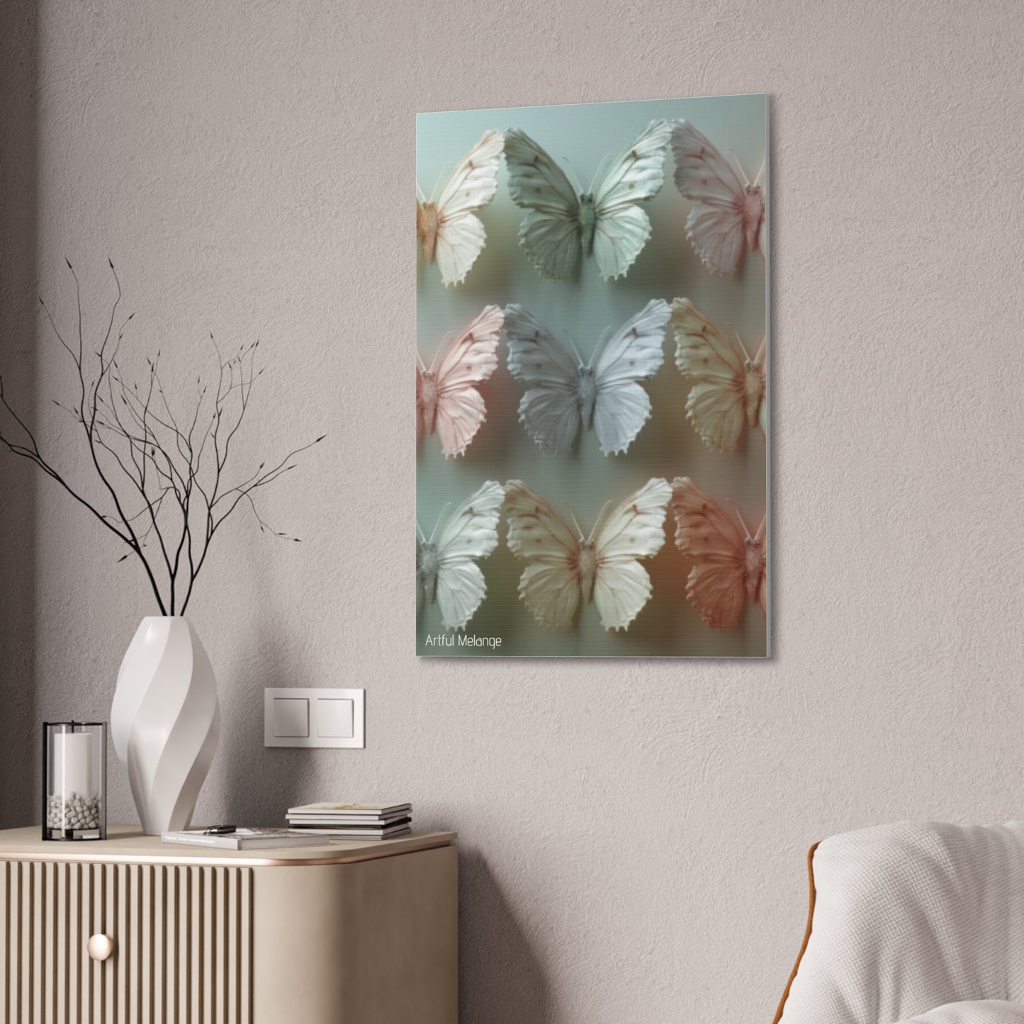 Fluttering Dreams: Butterfly Canvas Print Collection