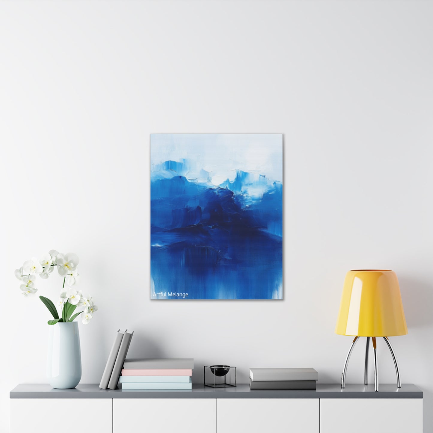 Acrylic Abstract Canvas Print - Richly Textured Artistry