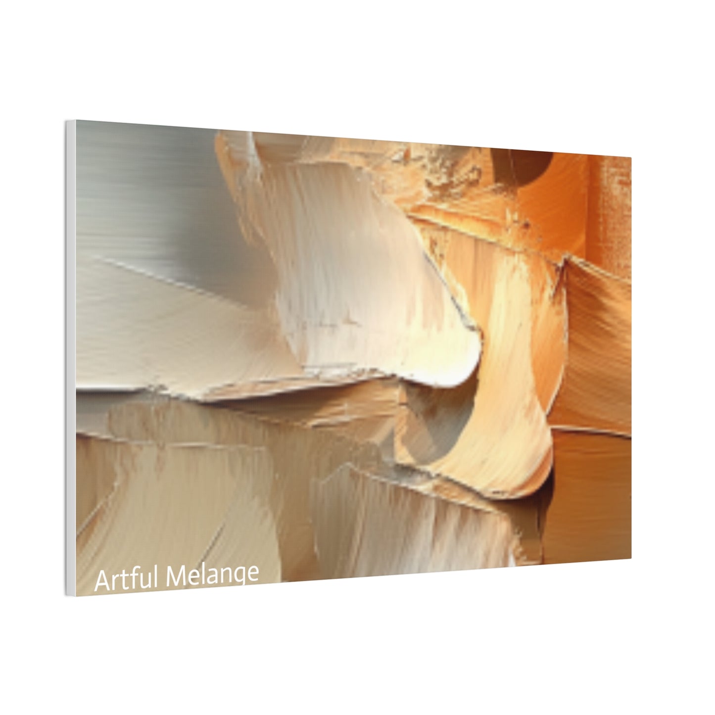 Acrylic Abstract Canvas Print - Richly Textured Artistry