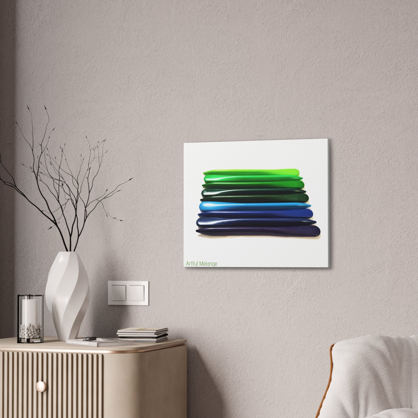 Spectrum Stacks: A Colorful Daydream in Posters and Canvas Prints