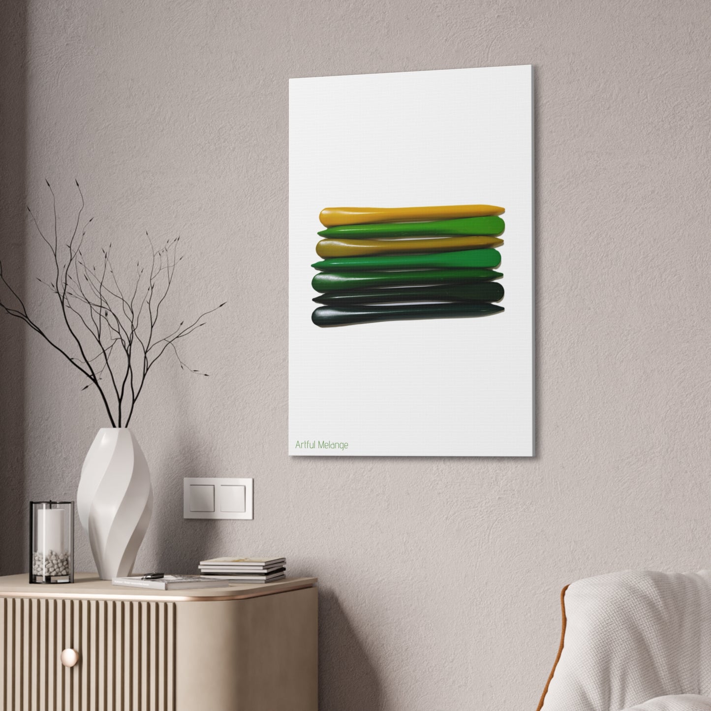Spectrum Stacks: A Colorful Daydream in Posters and Canvas Prints