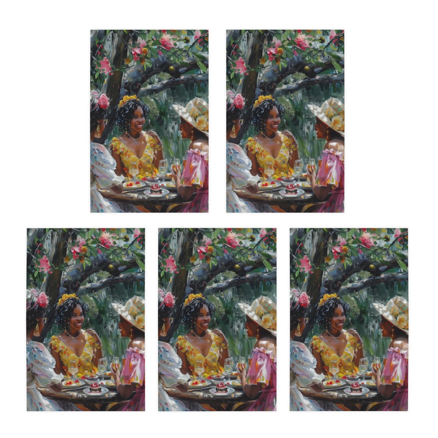 Mimosas and Melanin Note Card Set (5-Pack)