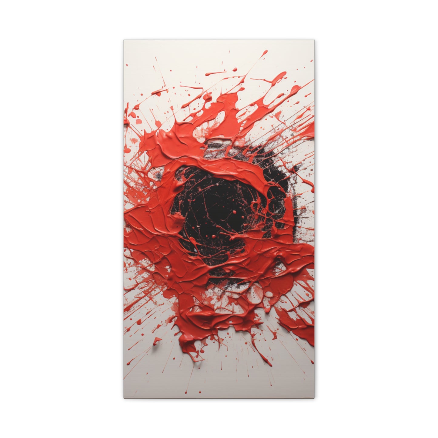 Acrylic Abstract Canvas Print - Richly Textured Artistry