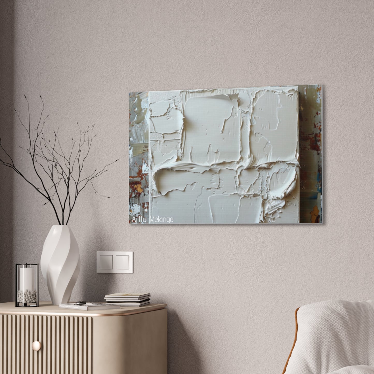 Primary Elegance: A Symphony of Sophistication Canvas Print