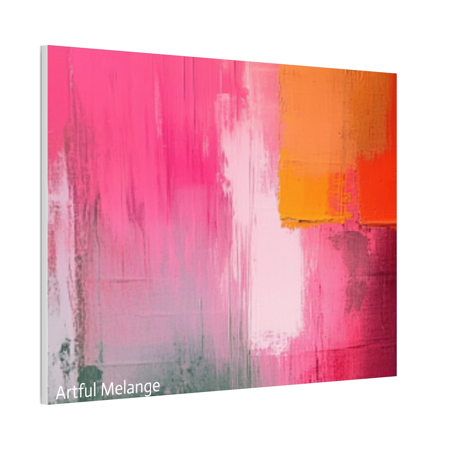 Acrylic Abstract Canvas Print - Richly Textured Artistry