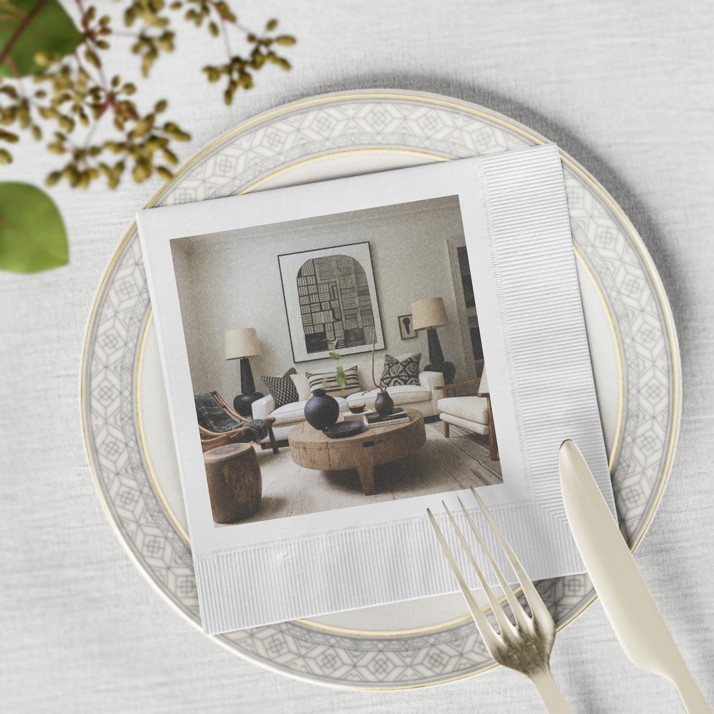 Exquisite African Culture-Inspired Napkin Set