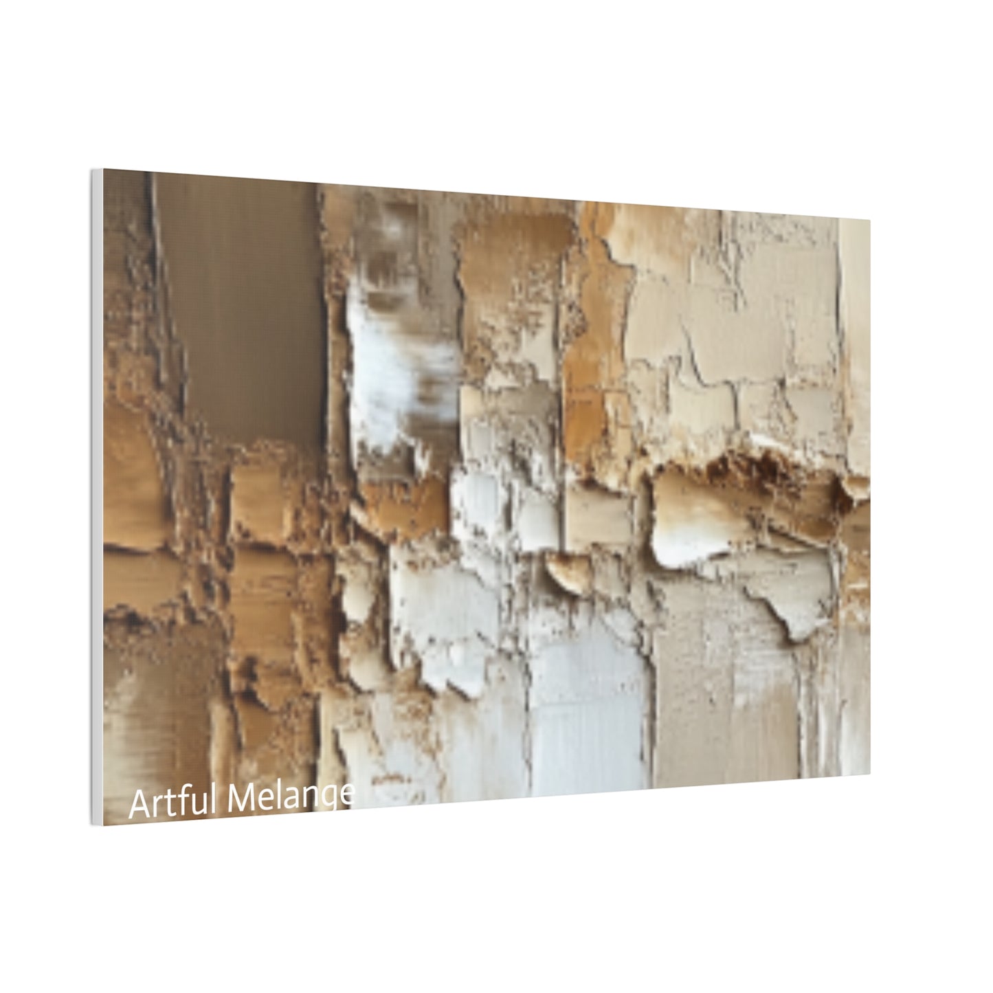 Acrylic Abstract Canvas Print - Richly Textured Artistry