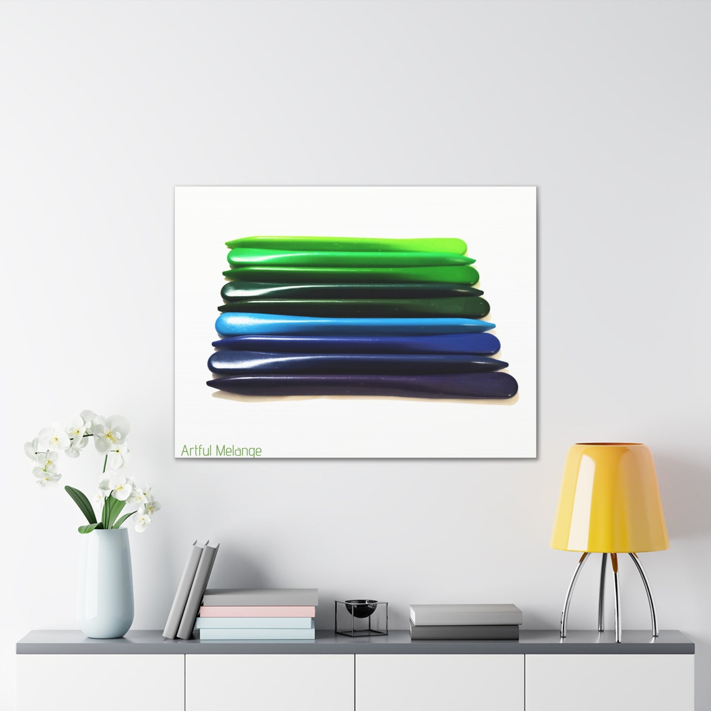 Spectrum Stacks: A Colorful Daydream in Posters and Canvas Prints