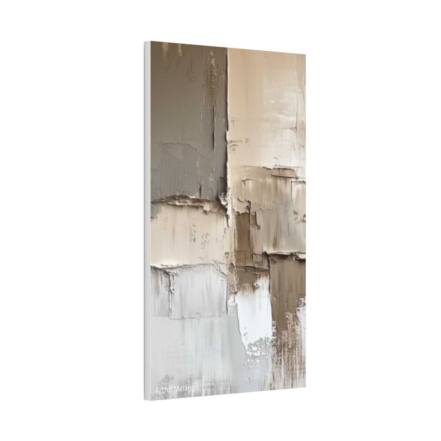 Acrylic Abstract Canvas Print - Richly Textured Artistry