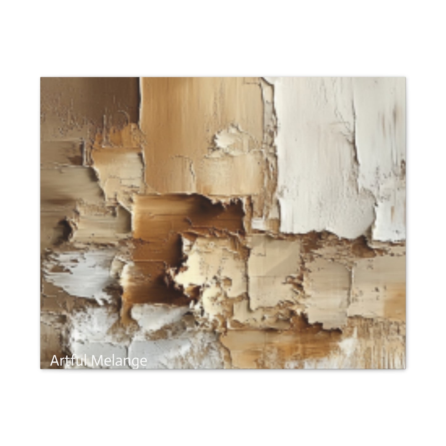Acrylic Abstract Canvas Print - Richly Textured Artistry