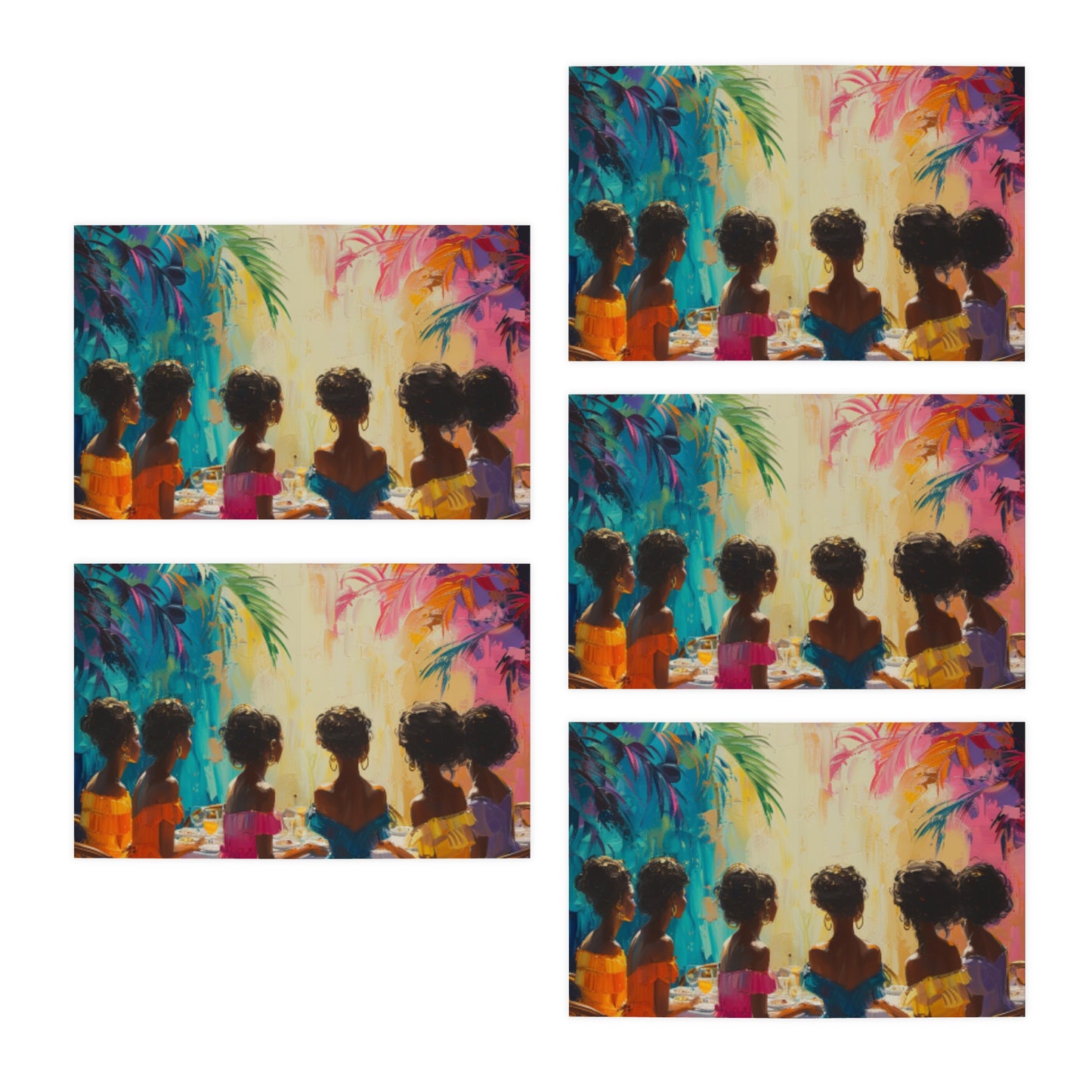 Mimosas and Melanin Note Card Set (5-Pack)