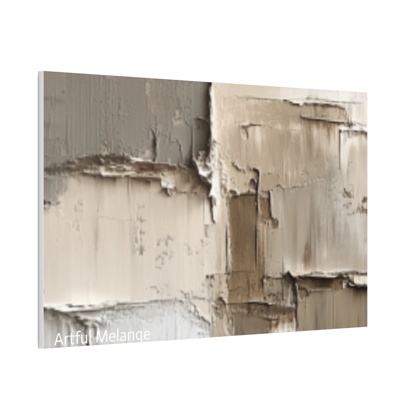 Acrylic Abstract Canvas Print - Richly Textured Artistry