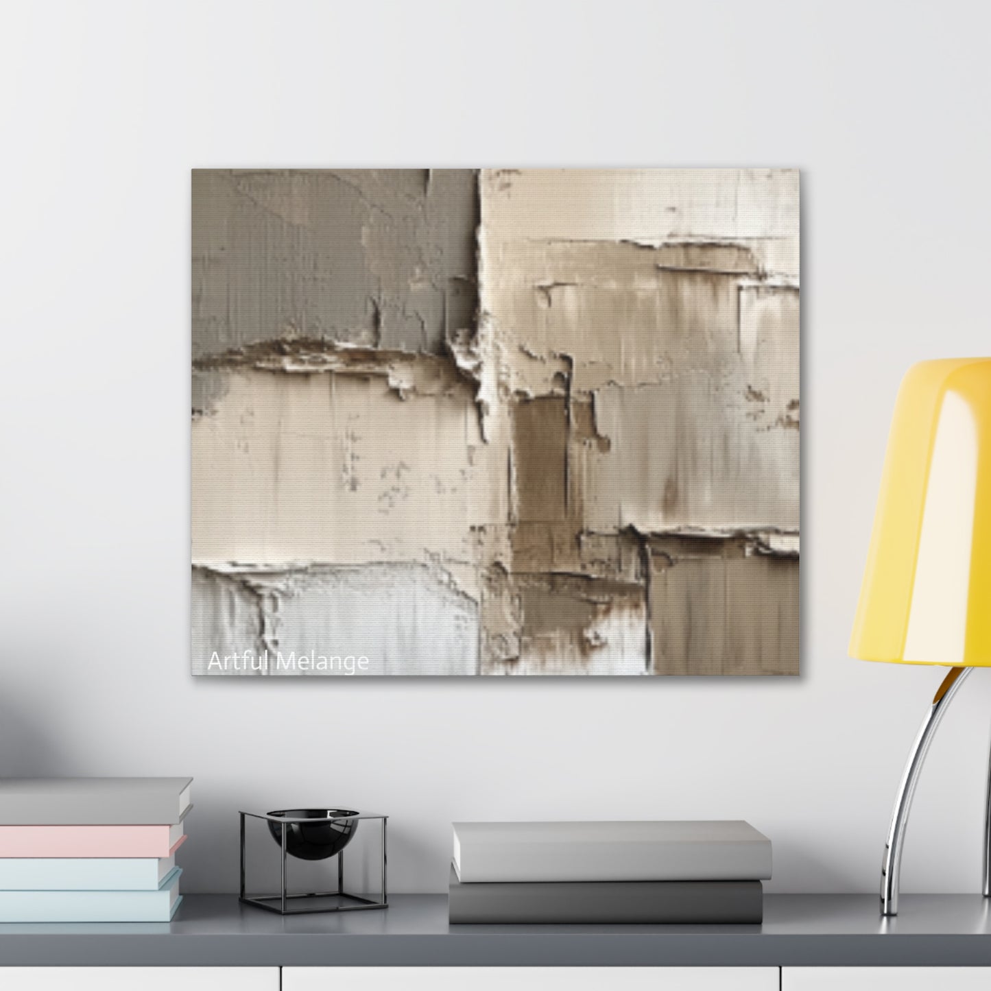 Acrylic Abstract Canvas Print - Richly Textured Artistry