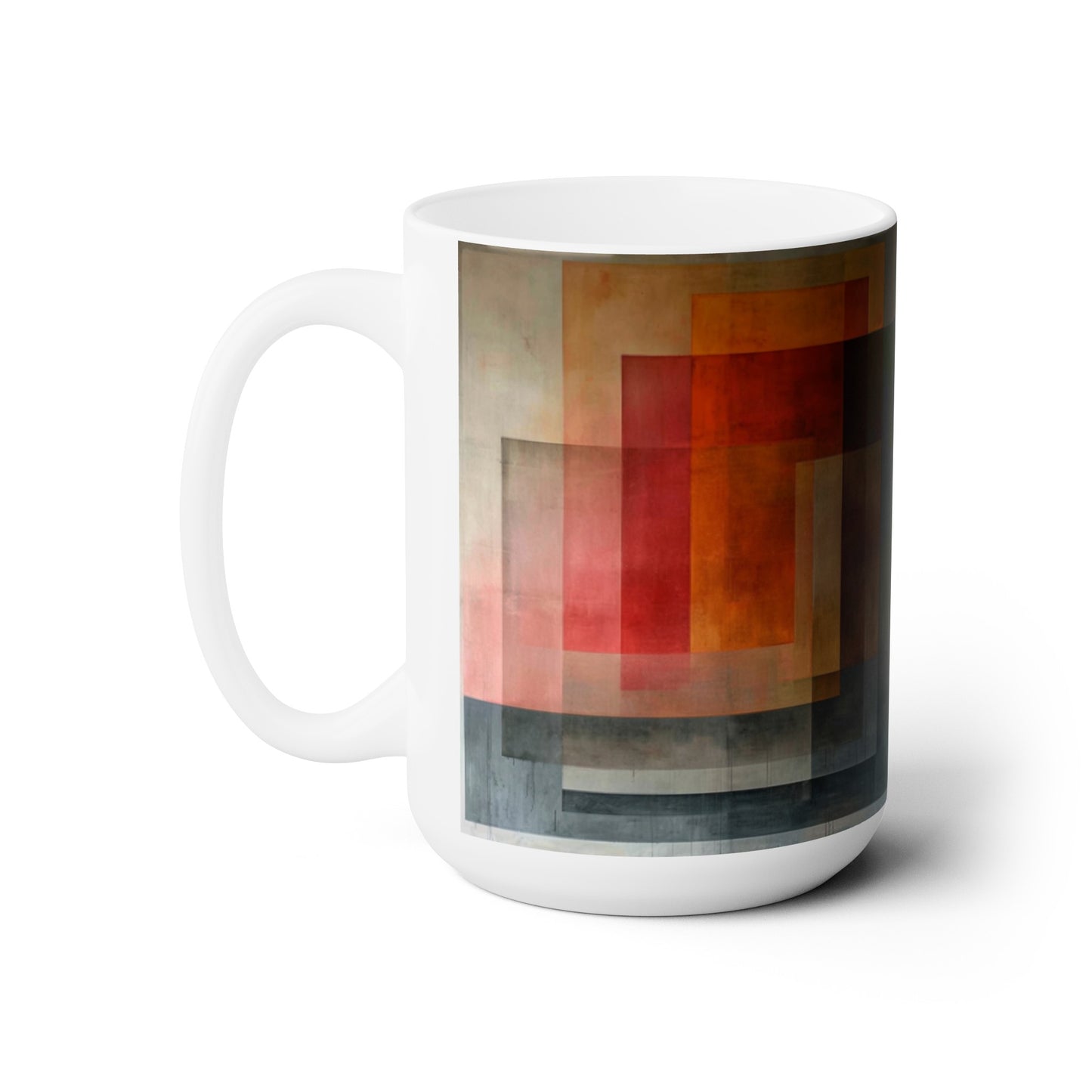 Artsy Abstract Ceramic Mug 15oz