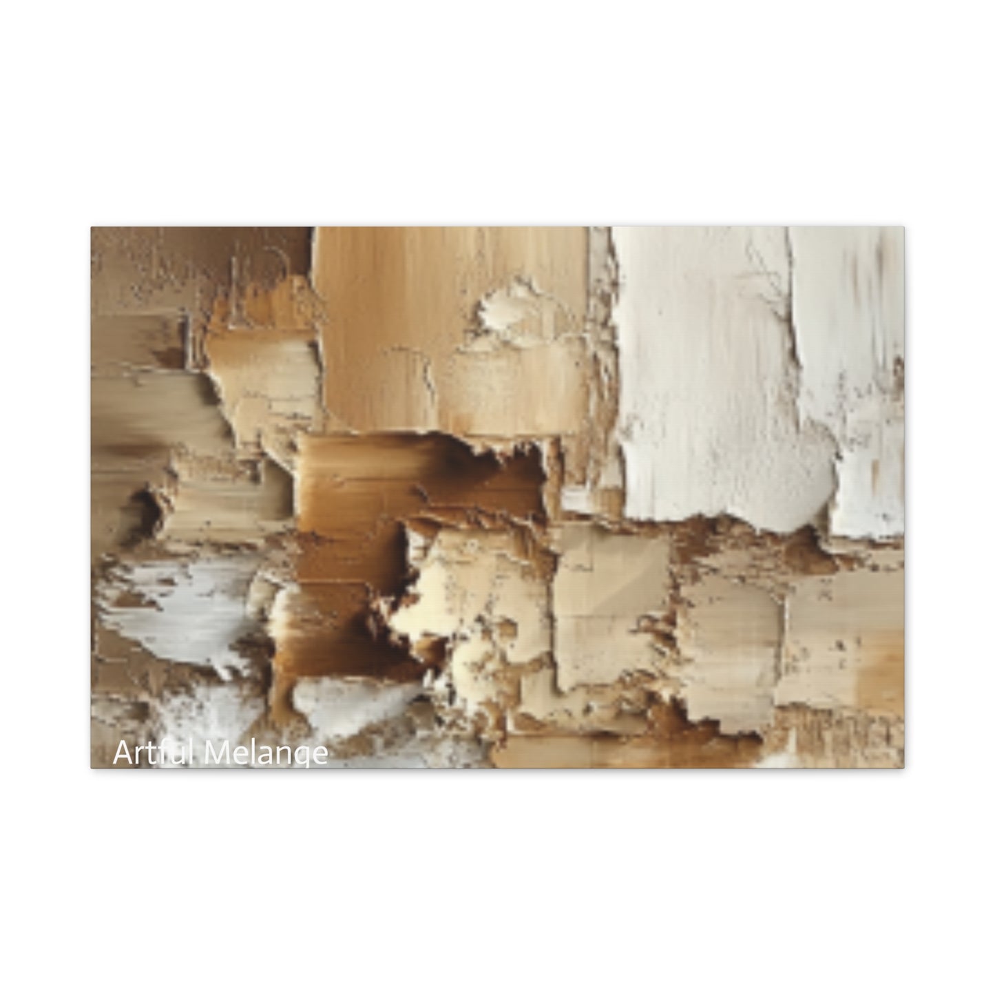 Acrylic Abstract Canvas Print - Richly Textured Artistry