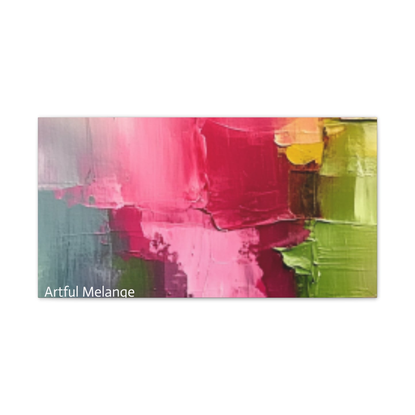 Acrylic Abstract Canvas Print - Richly Textured Artistry