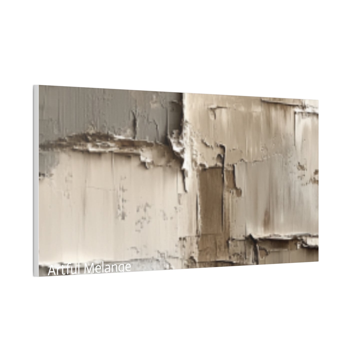 Acrylic Abstract Canvas Print - Richly Textured Artistry