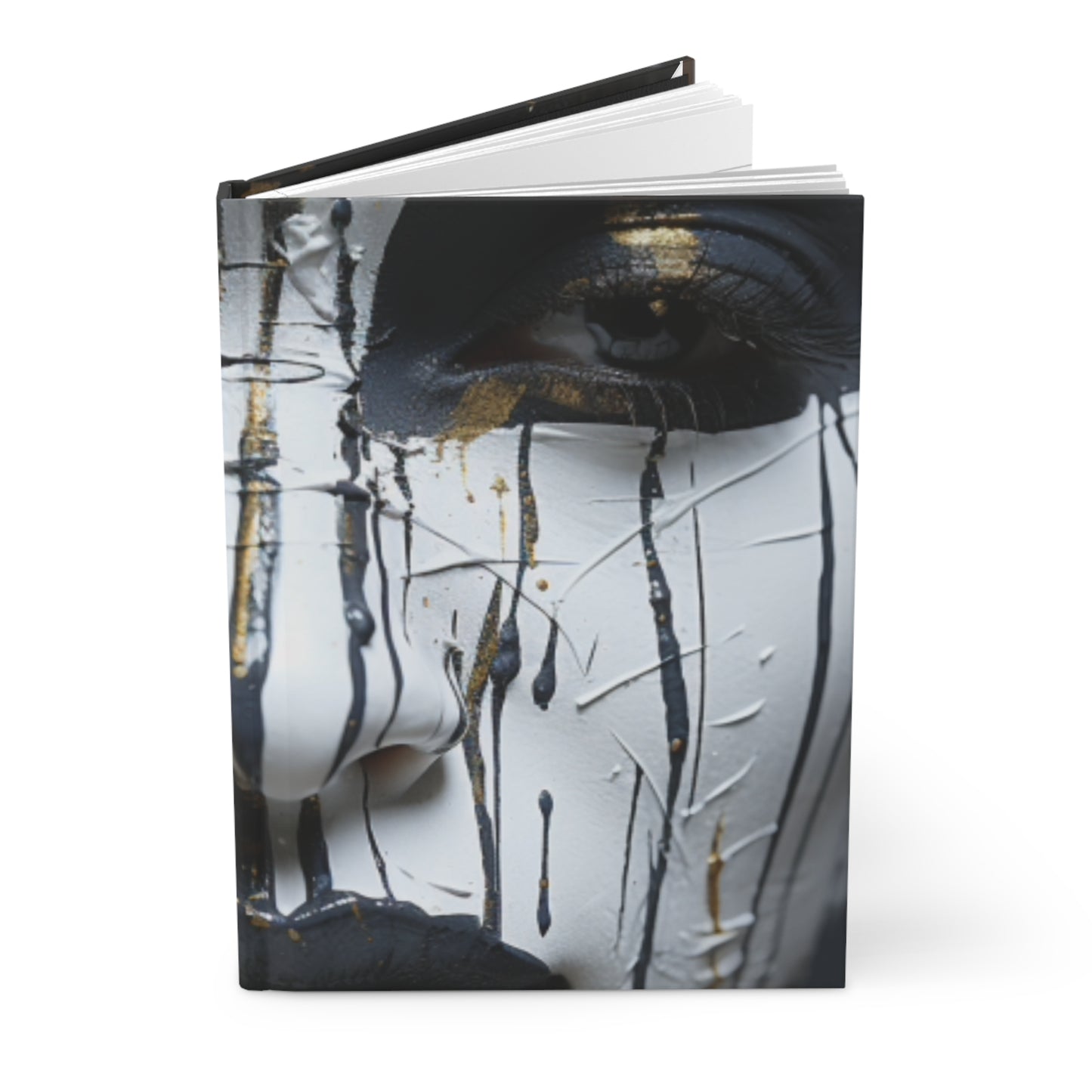 Elegance In Black: Melanated Hardcover Journal