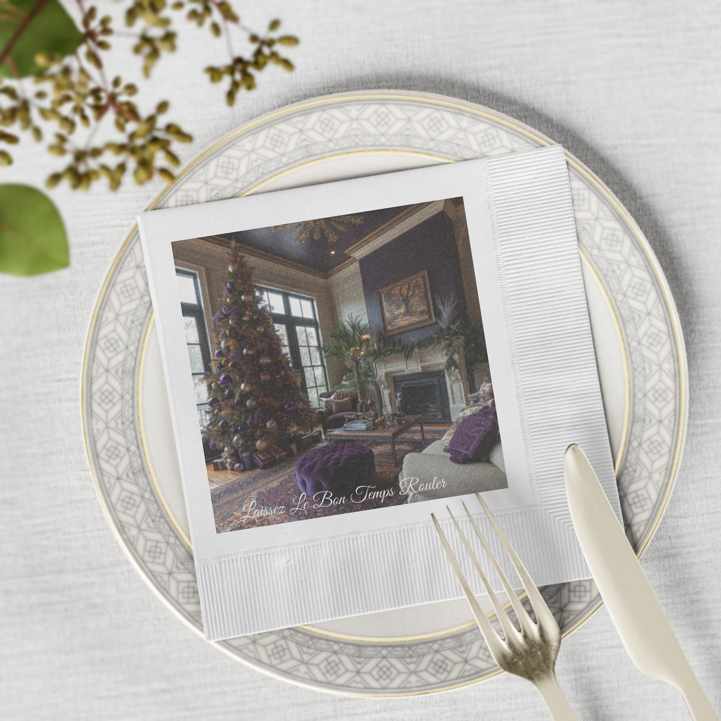 Big Easy Mardi Gras Napkins