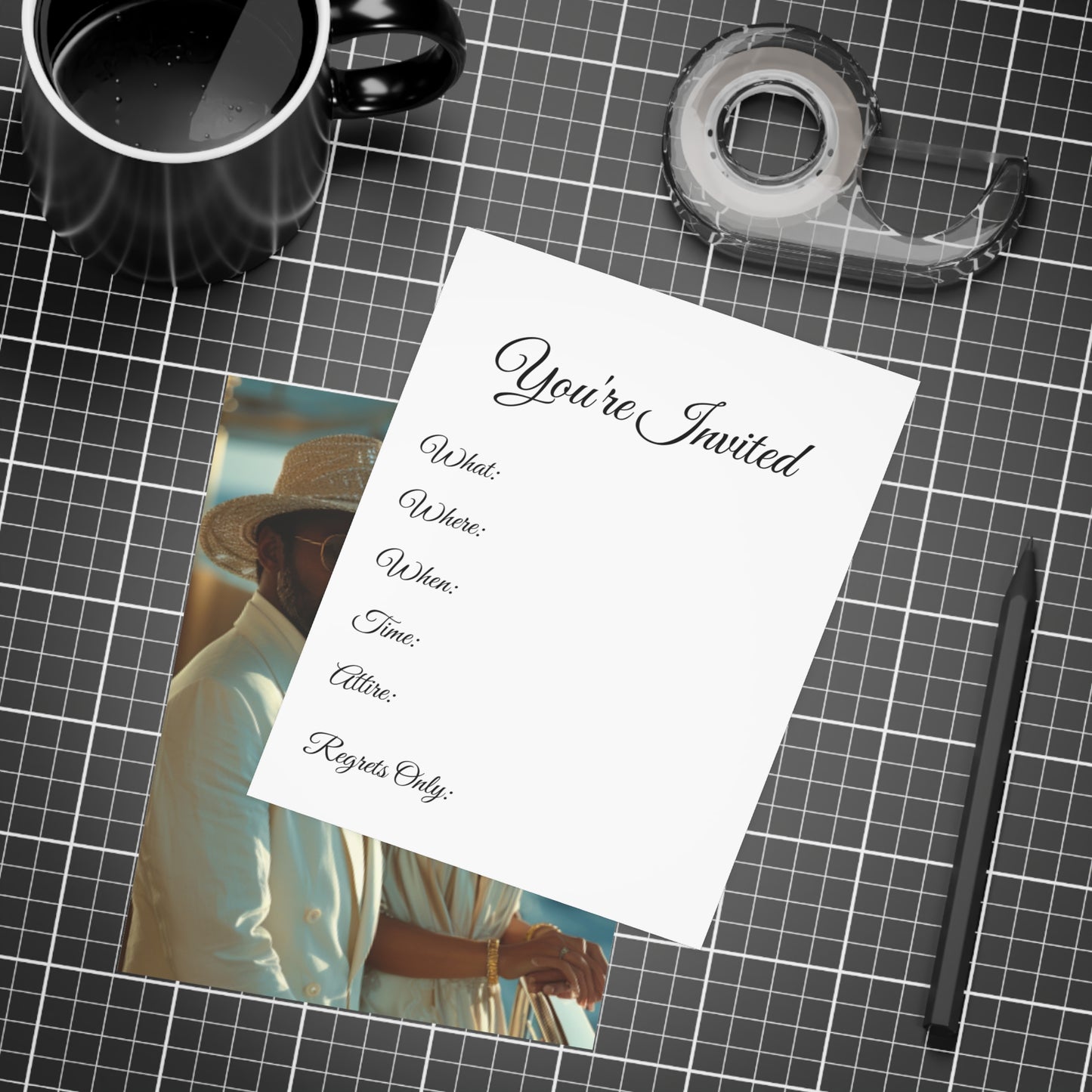 Sail & Celebrate: A Day of Elegance Yacht/Boat Party Invitation Bundles (envelopes included)