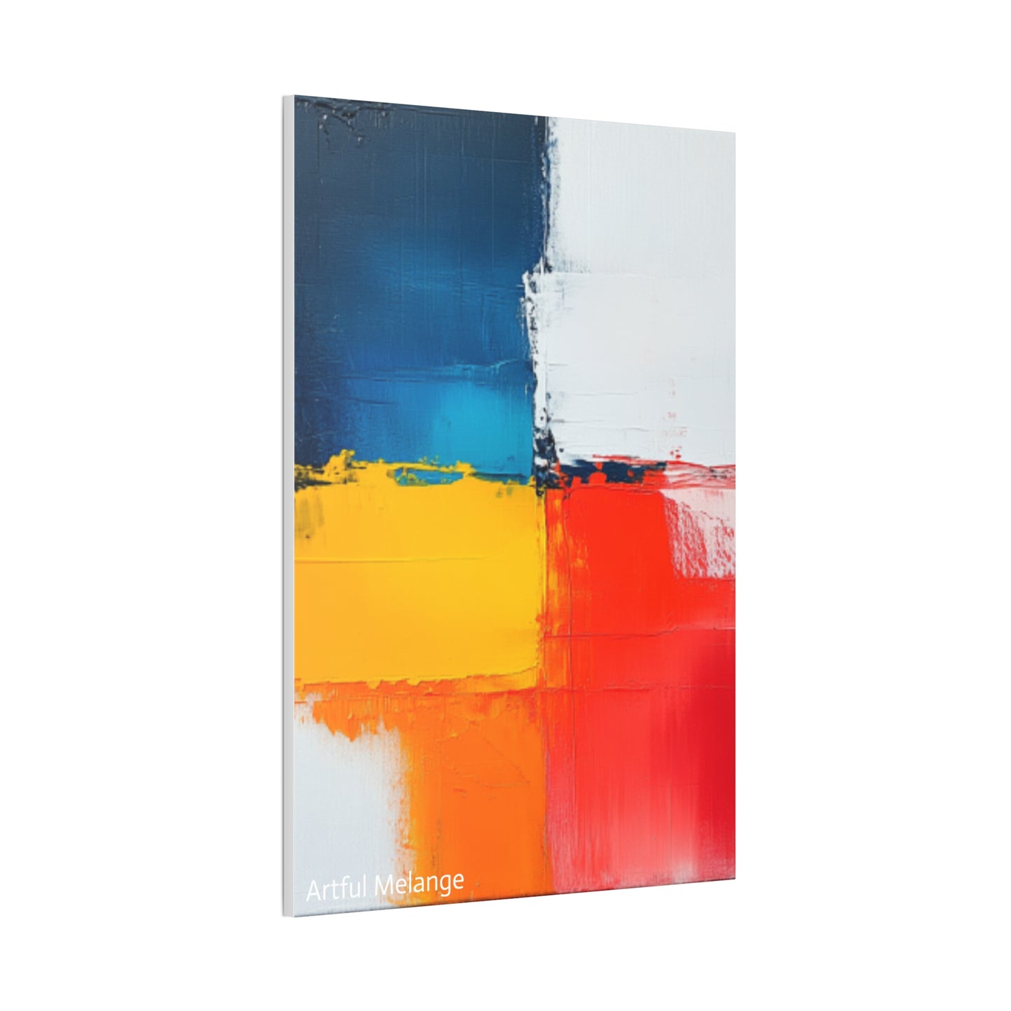 Acrylic Abstract Canvas Print - Richly Textured Artistry
