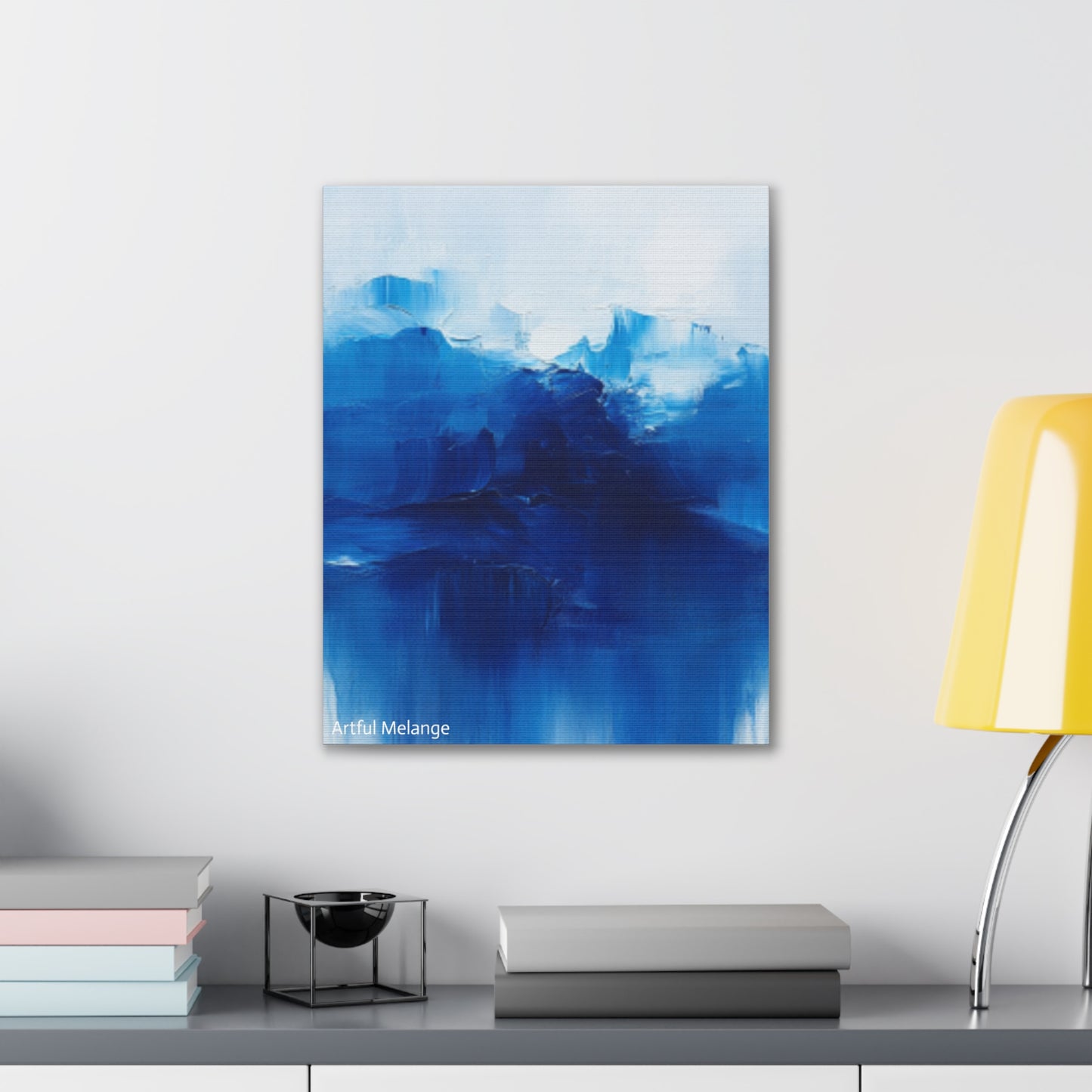 Acrylic Abstract Canvas Print - Richly Textured Artistry