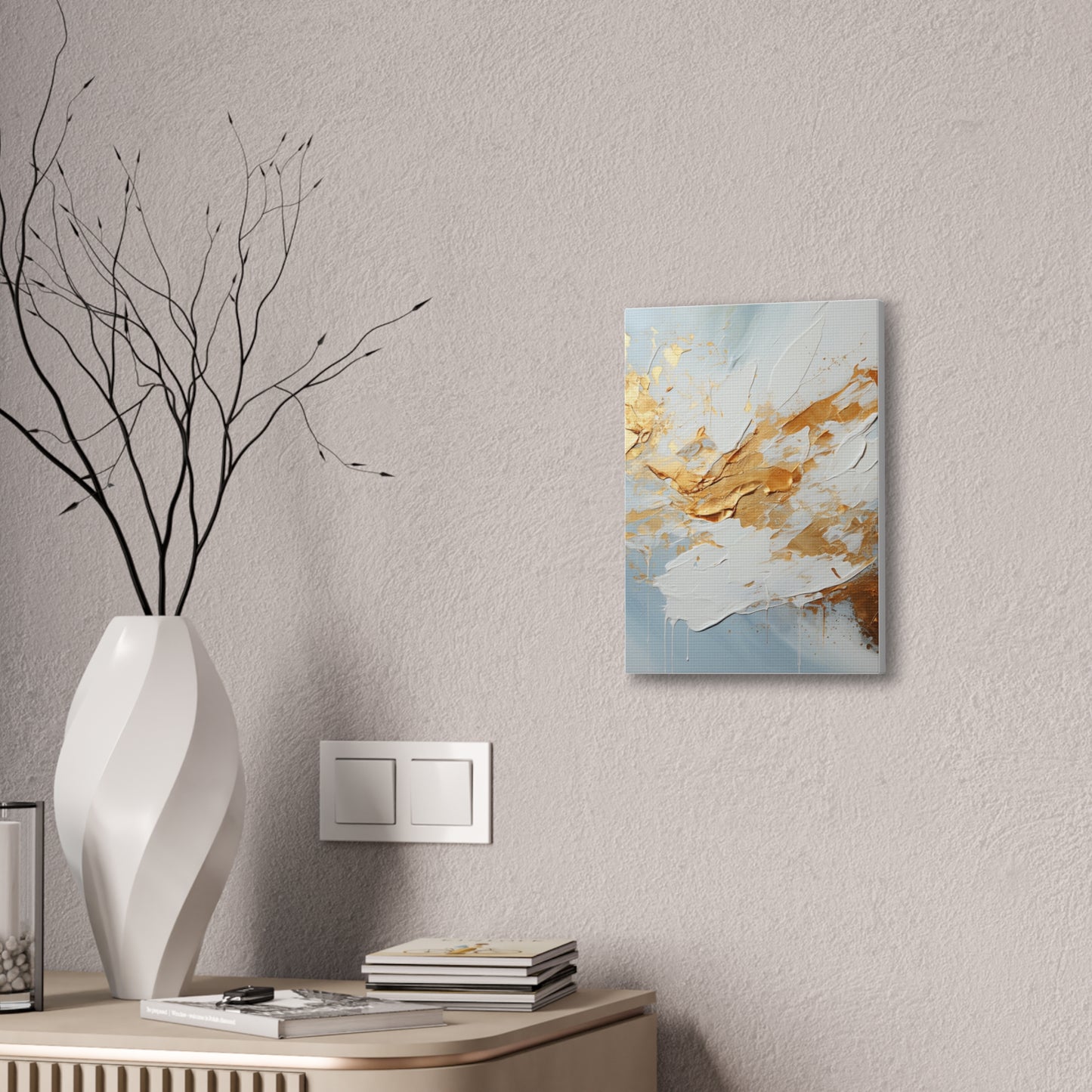 Acrylic Abstract Canvas Print - Richly Textured Artistry