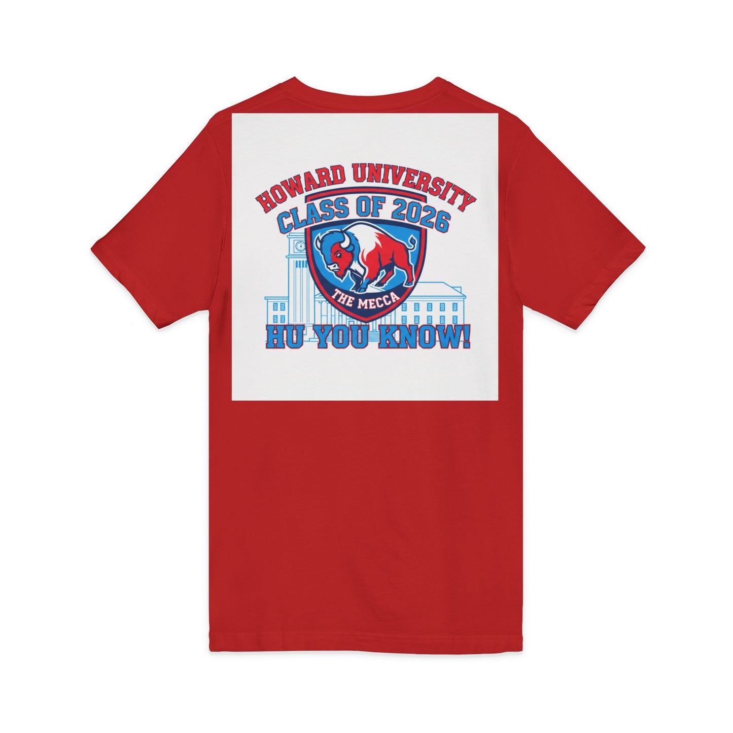 Howard University Class of 2026 Unisex V-Neck T-Shirt | The Mecca Incoming Class Tee