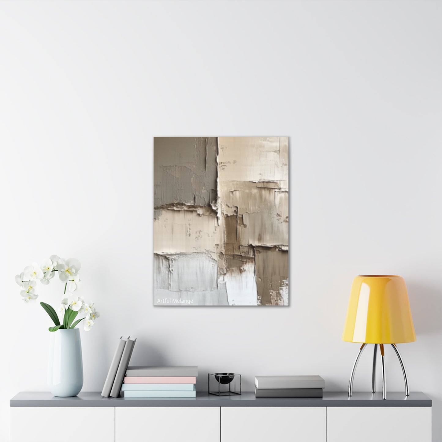 Acrylic Abstract Canvas Print - Richly Textured Artistry