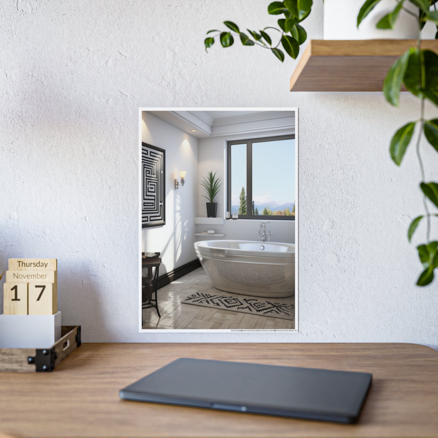 Cultural Elegance Bathscapes Poster Art