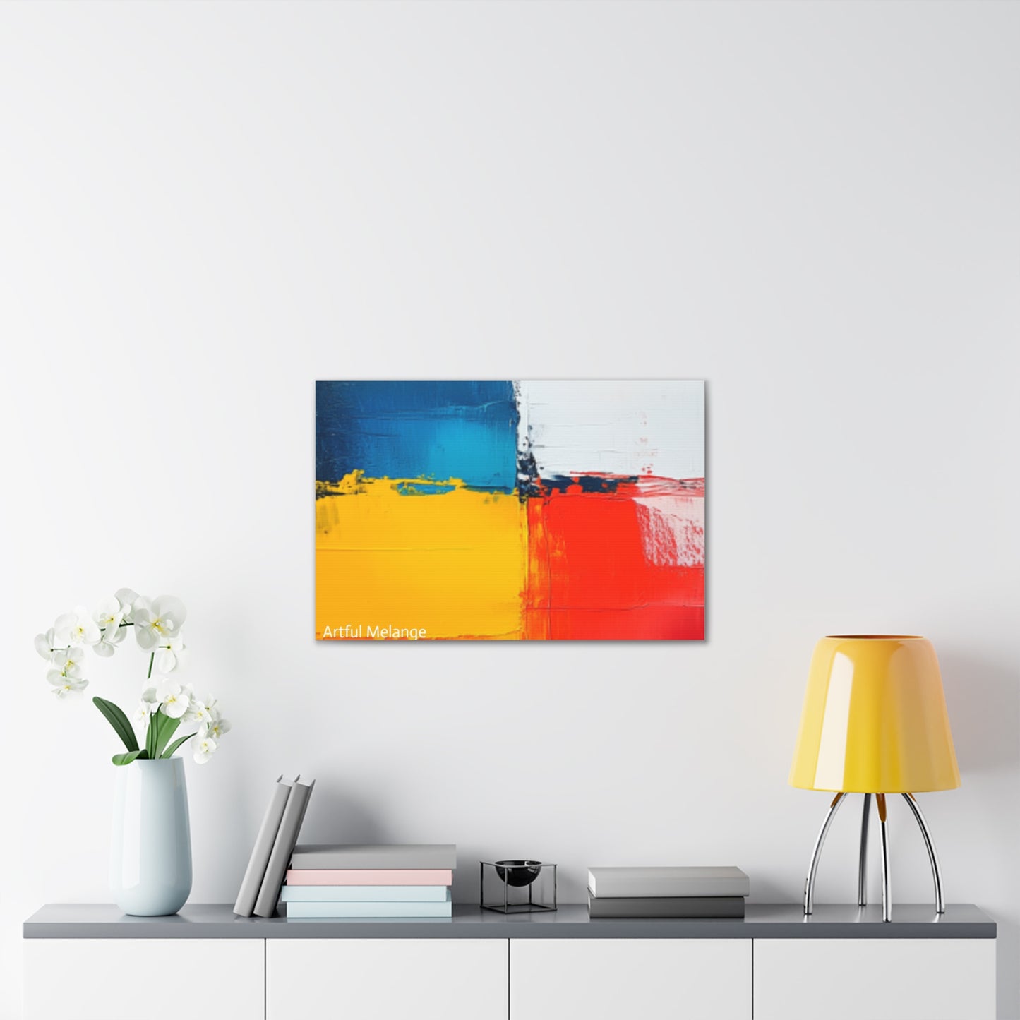 Acrylic Abstract Canvas Print - Richly Textured Artistry