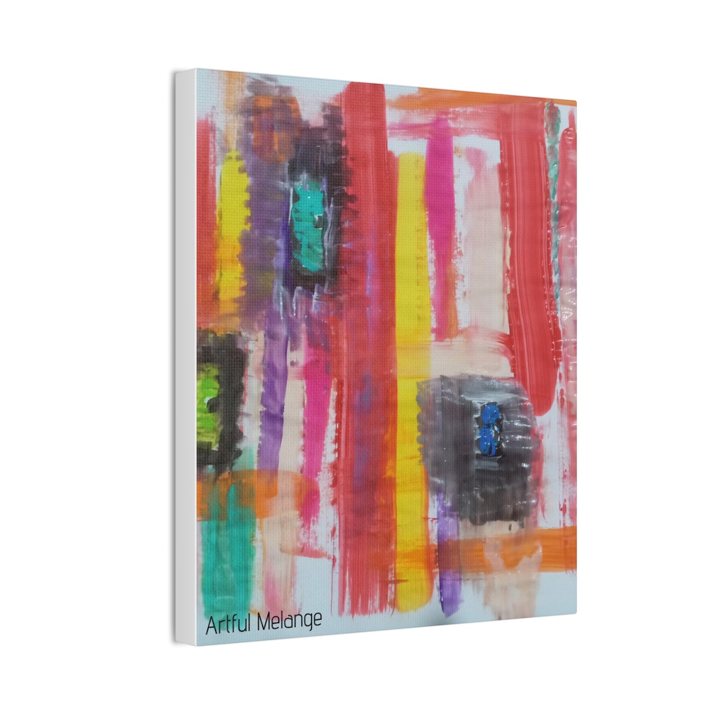Primary Elegance: A Symphony of Sophistication Canvas Print