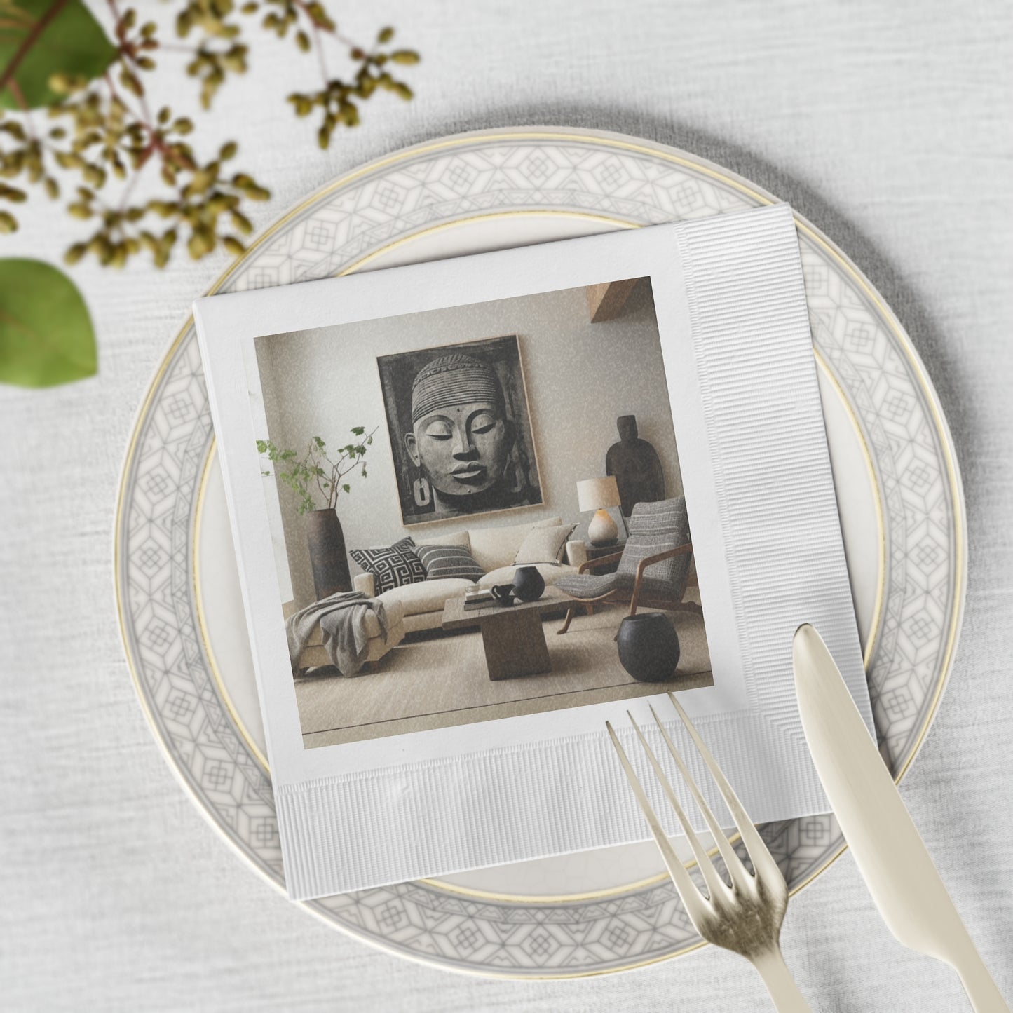 Exquisite African Culture-Inspired Napkin Set