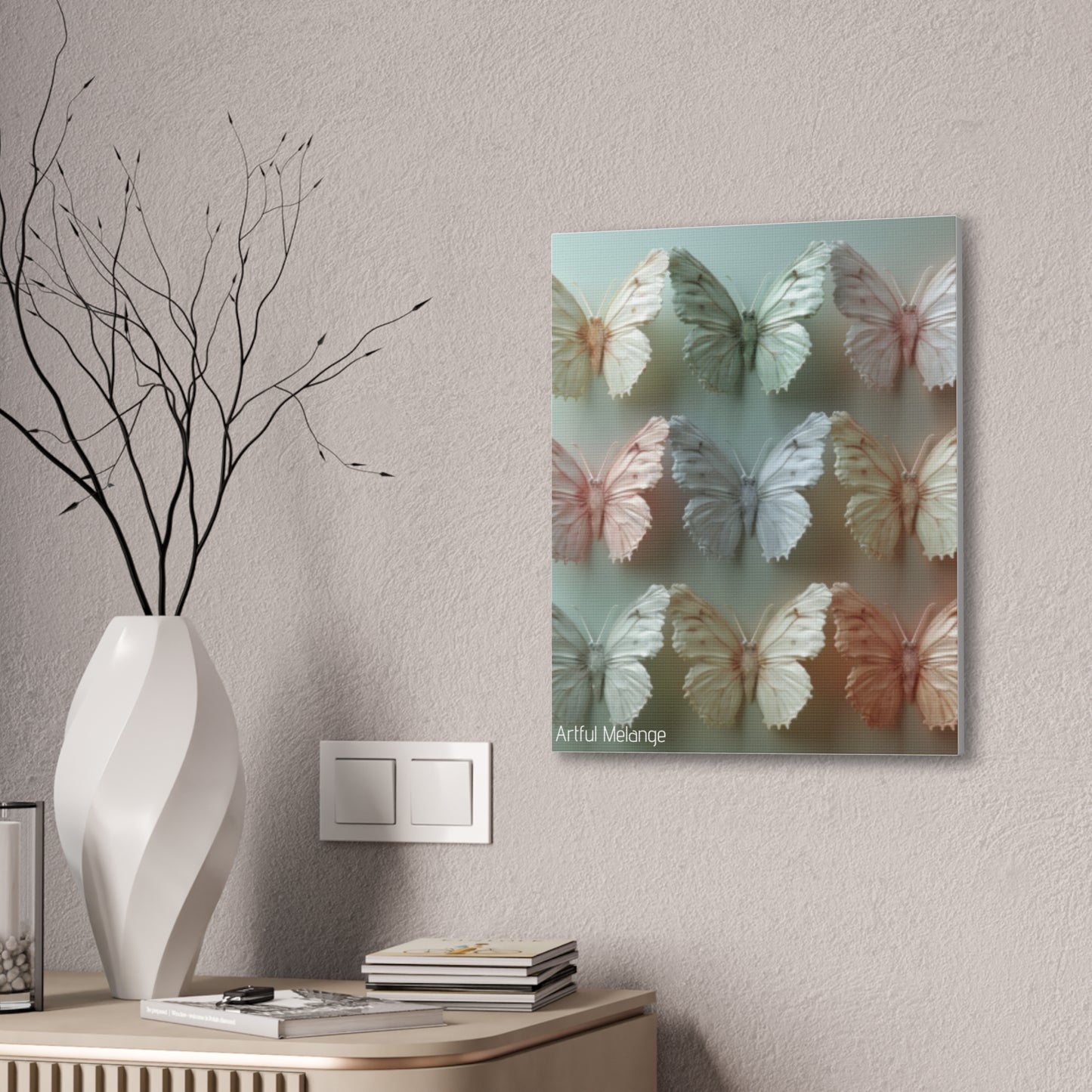 Fluttering Dreams: Butterfly Canvas Print Collection