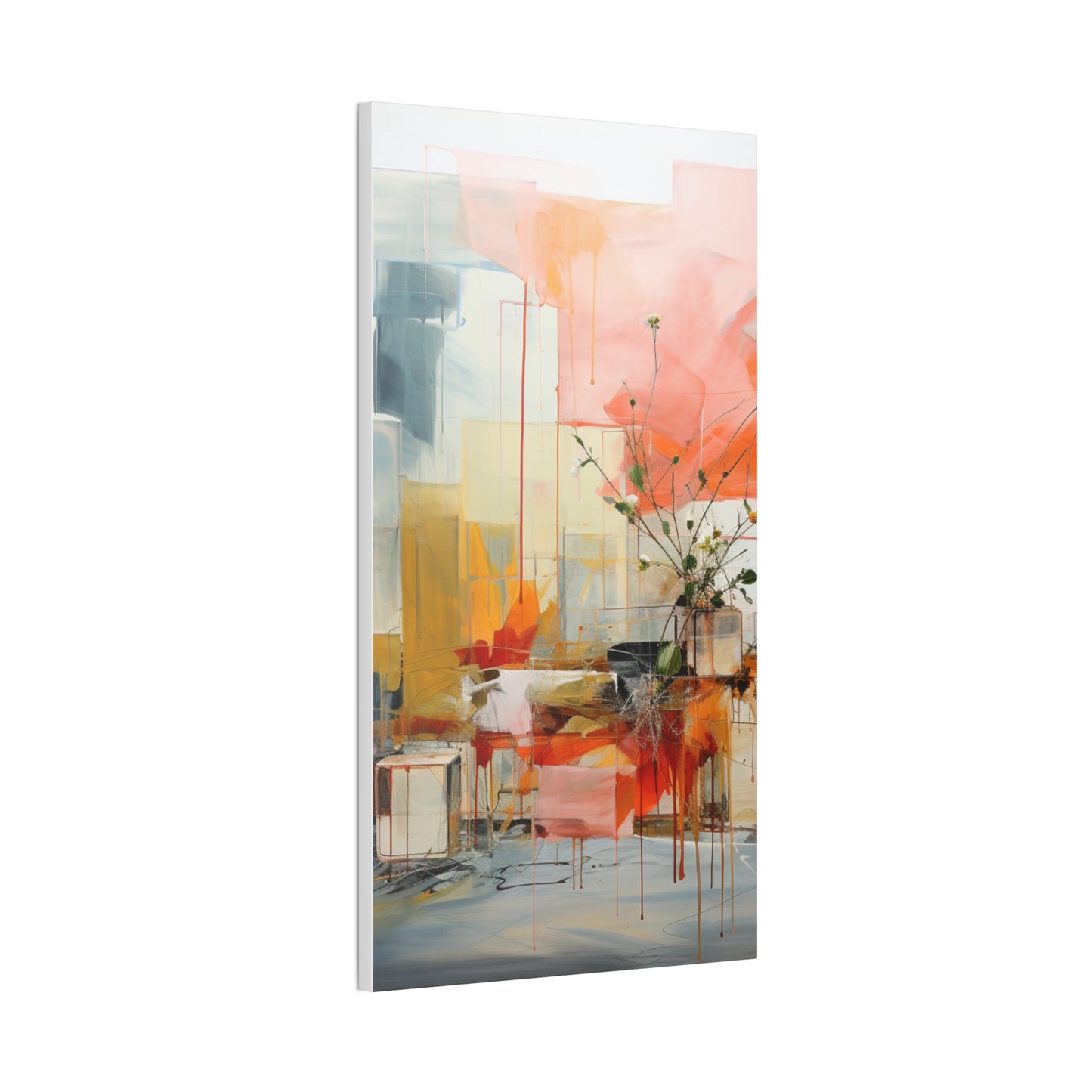 Timeless Elegance: Refined Muted Hues Canvas Print for Sophisticated Living Spaces