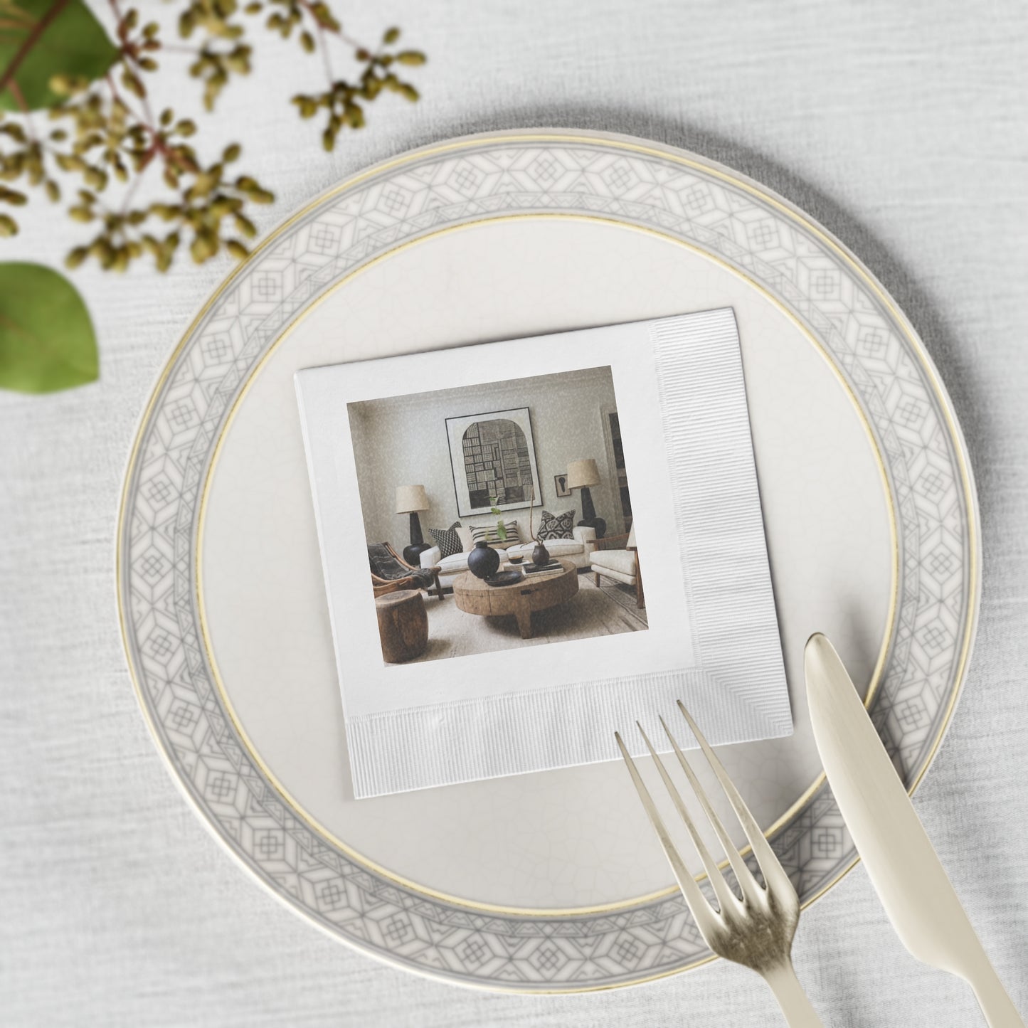 Exquisite African Culture-Inspired Napkin Set