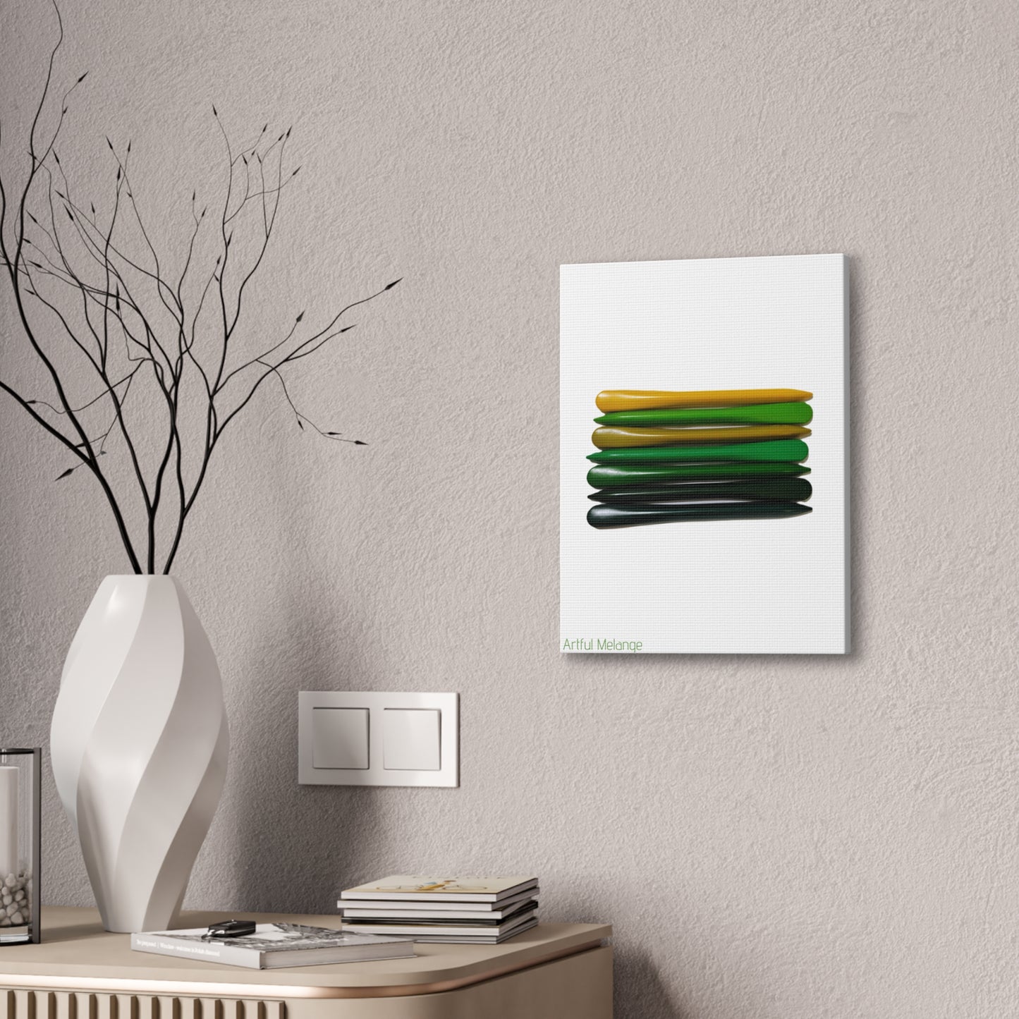 Spectrum Stacks: A Colorful Daydream in Posters and Canvas Prints