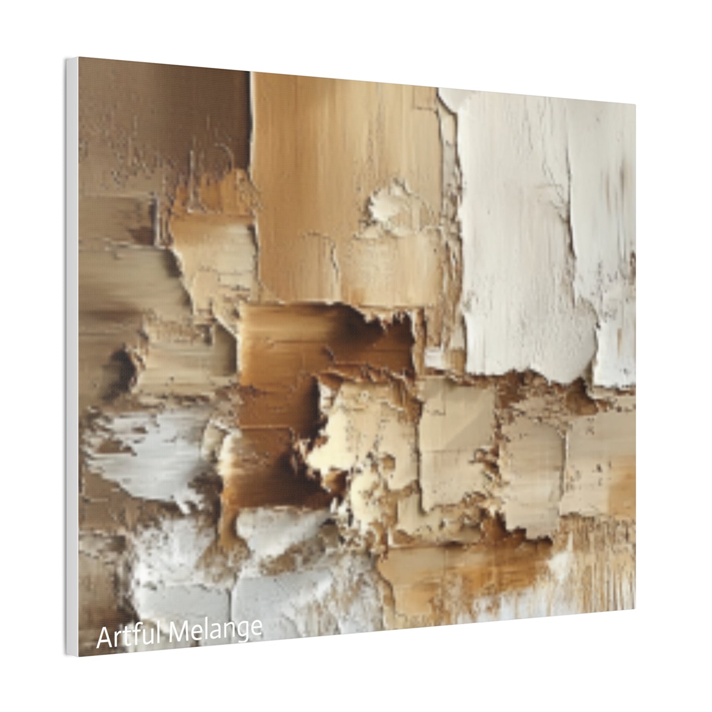 Acrylic Abstract Canvas Print - Richly Textured Artistry