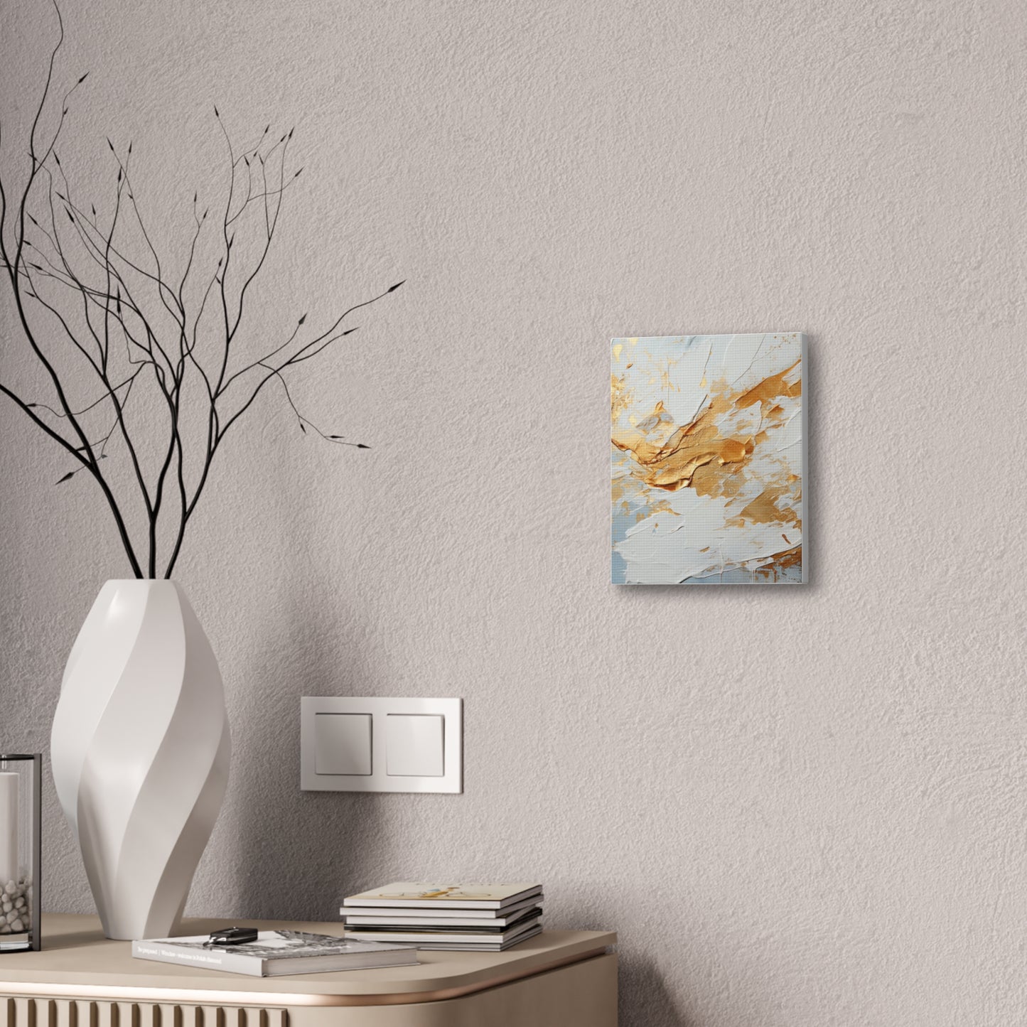 Acrylic Abstract Canvas Print - Richly Textured Artistry