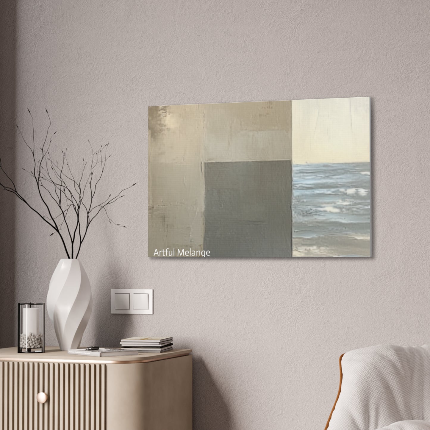 Acrylic Abstract Canvas Print - Richly Textured Artistry