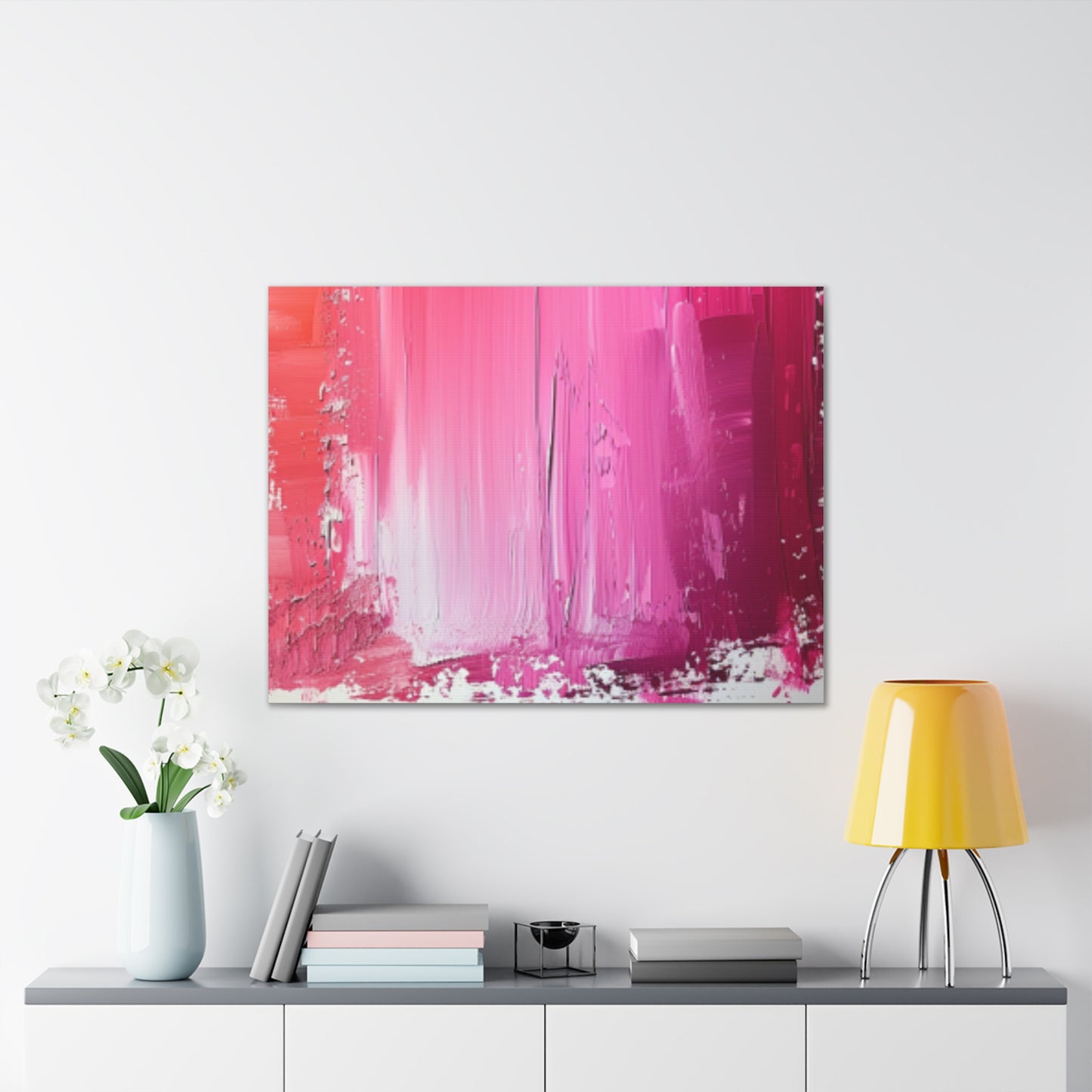 In The Pink: A Symphony of Sophistication Canvas Print