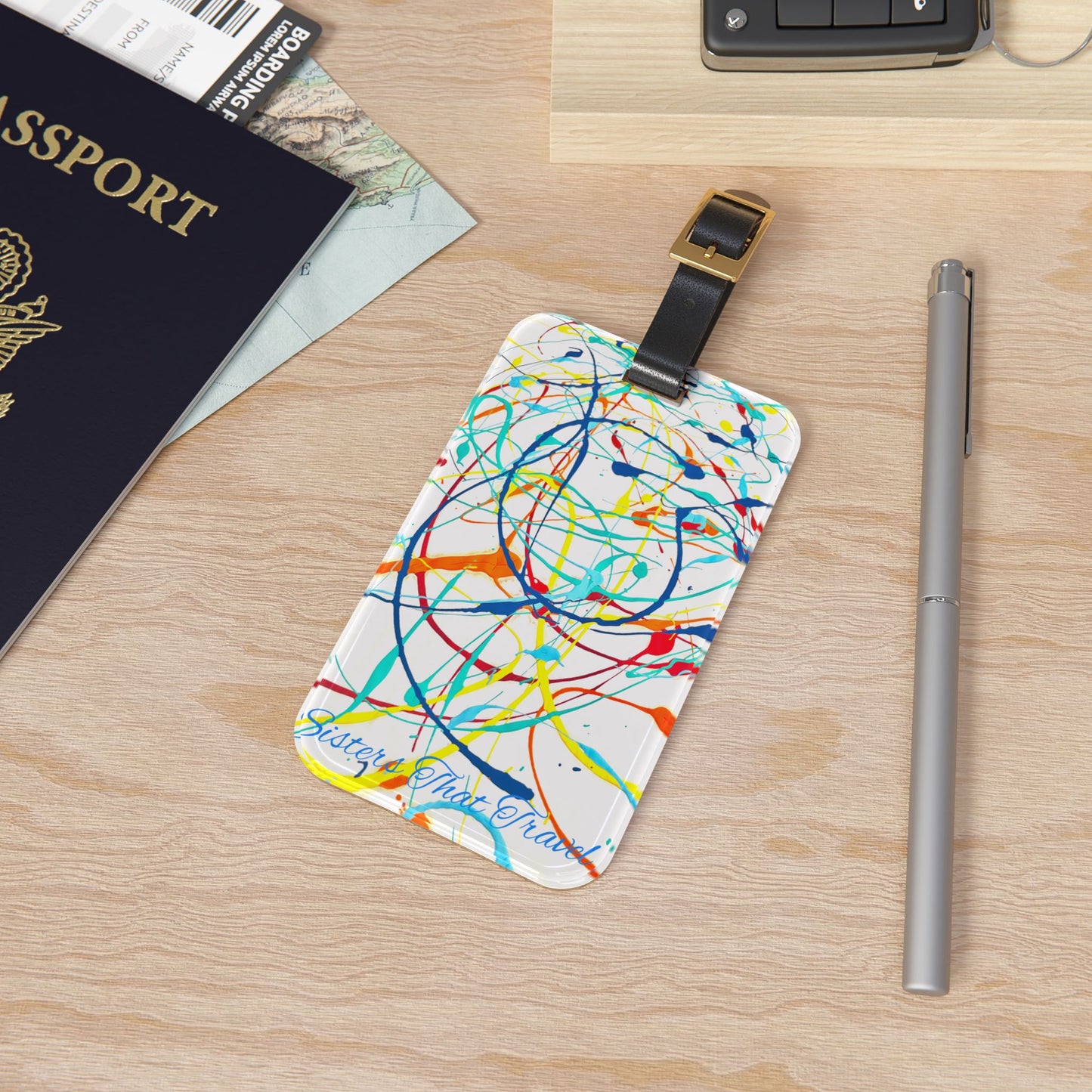 Art Voyage Sisters That Travel Luggage Tag Collection