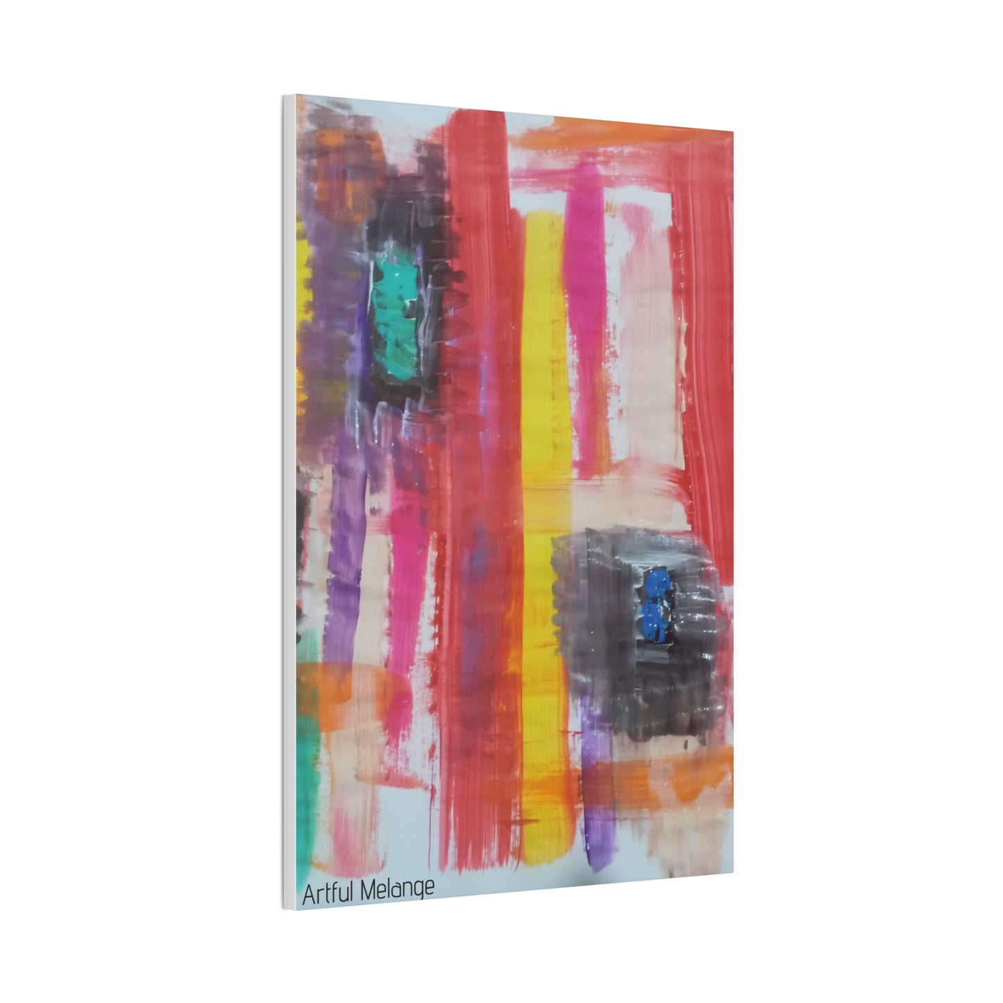 Primary Elegance: A Symphony of Sophistication Canvas Print
