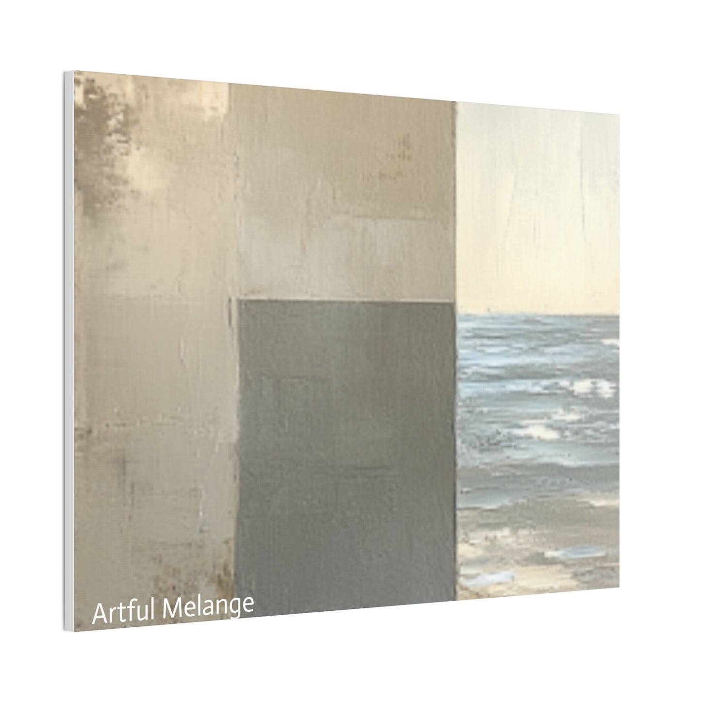 Acrylic Abstract Canvas Print - Richly Textured Artistry