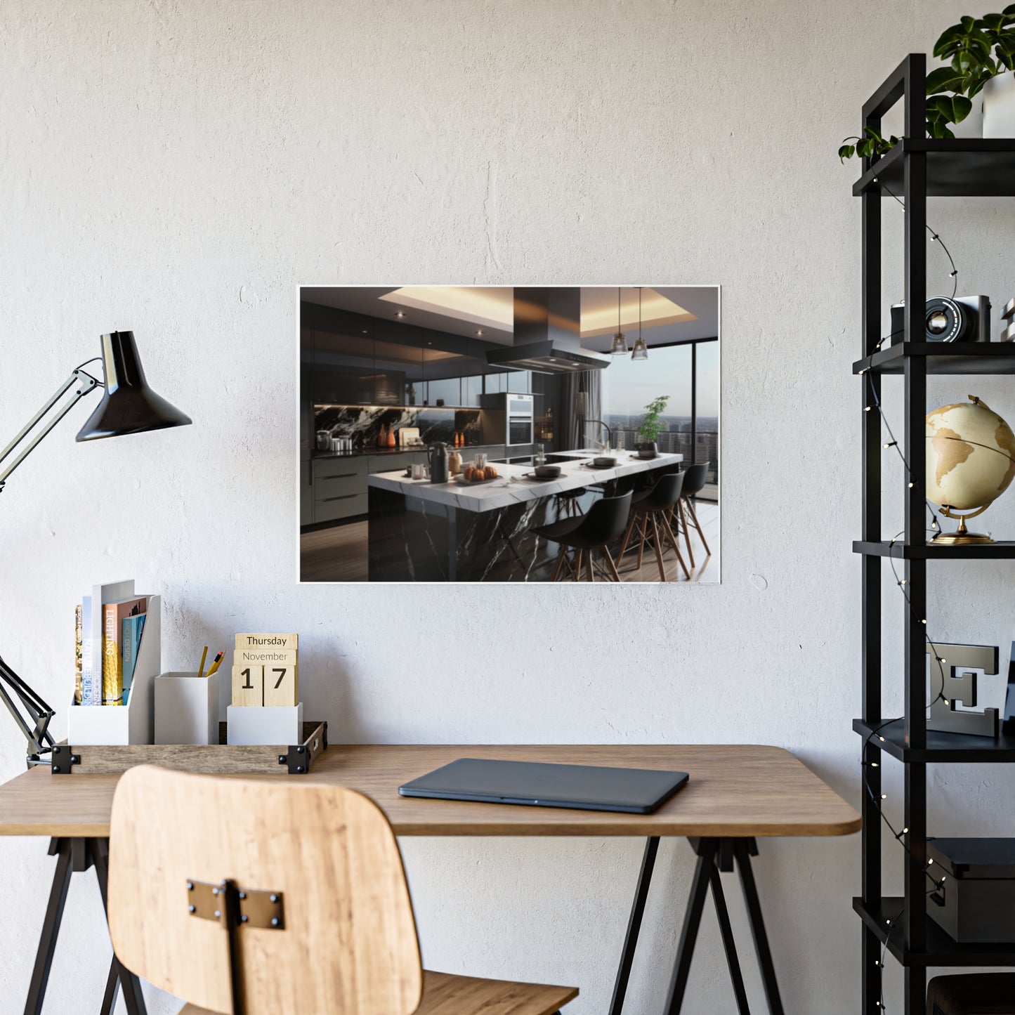 High-End Modern Kitchen Poster
