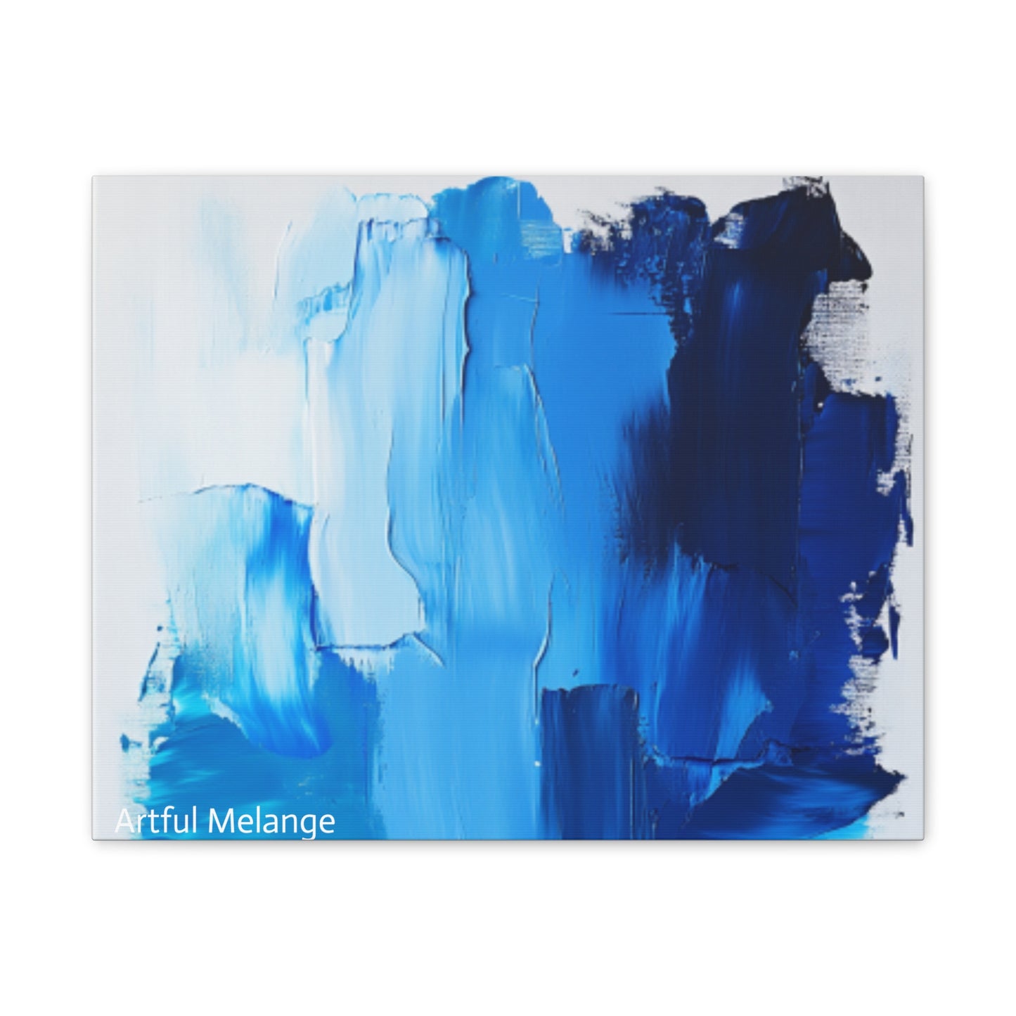 Acrylic Abstract Canvas Print - Richly Textured Artistry