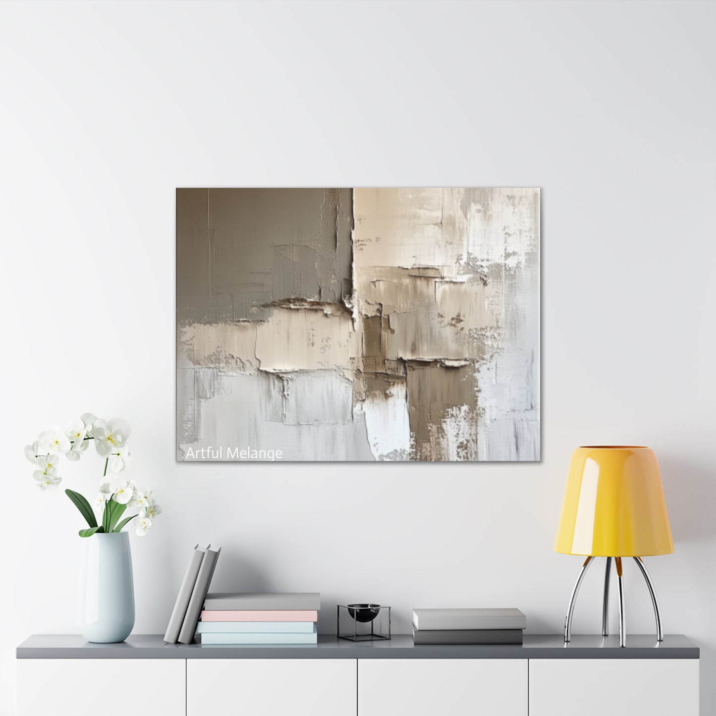 Acrylic Abstract Canvas Print - Richly Textured Artistry