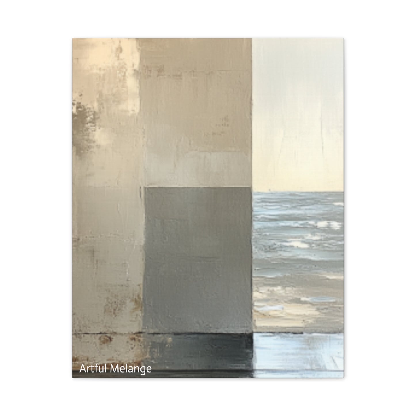 Acrylic Abstract Canvas Print - Richly Textured Artistry