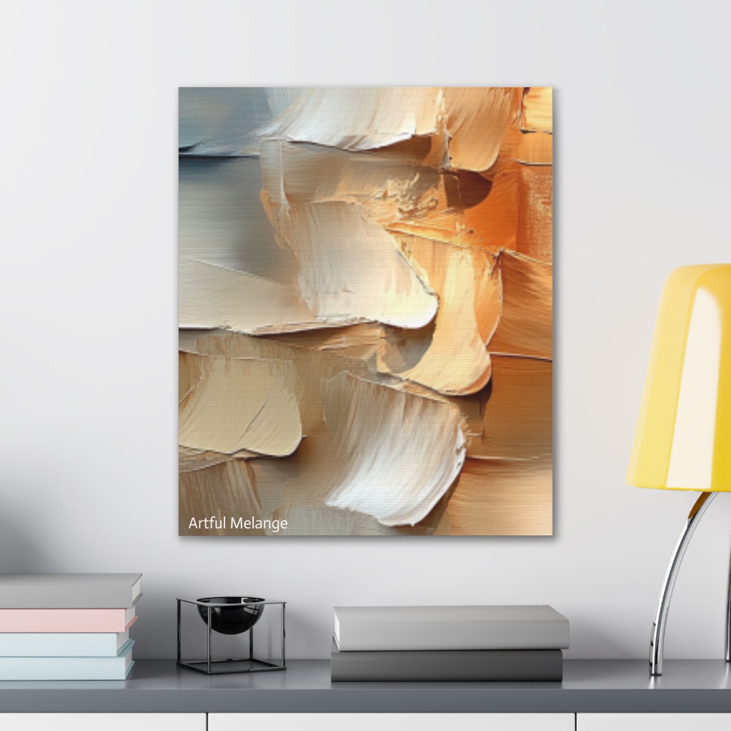 Acrylic Abstract Canvas Print - Richly Textured Artistry