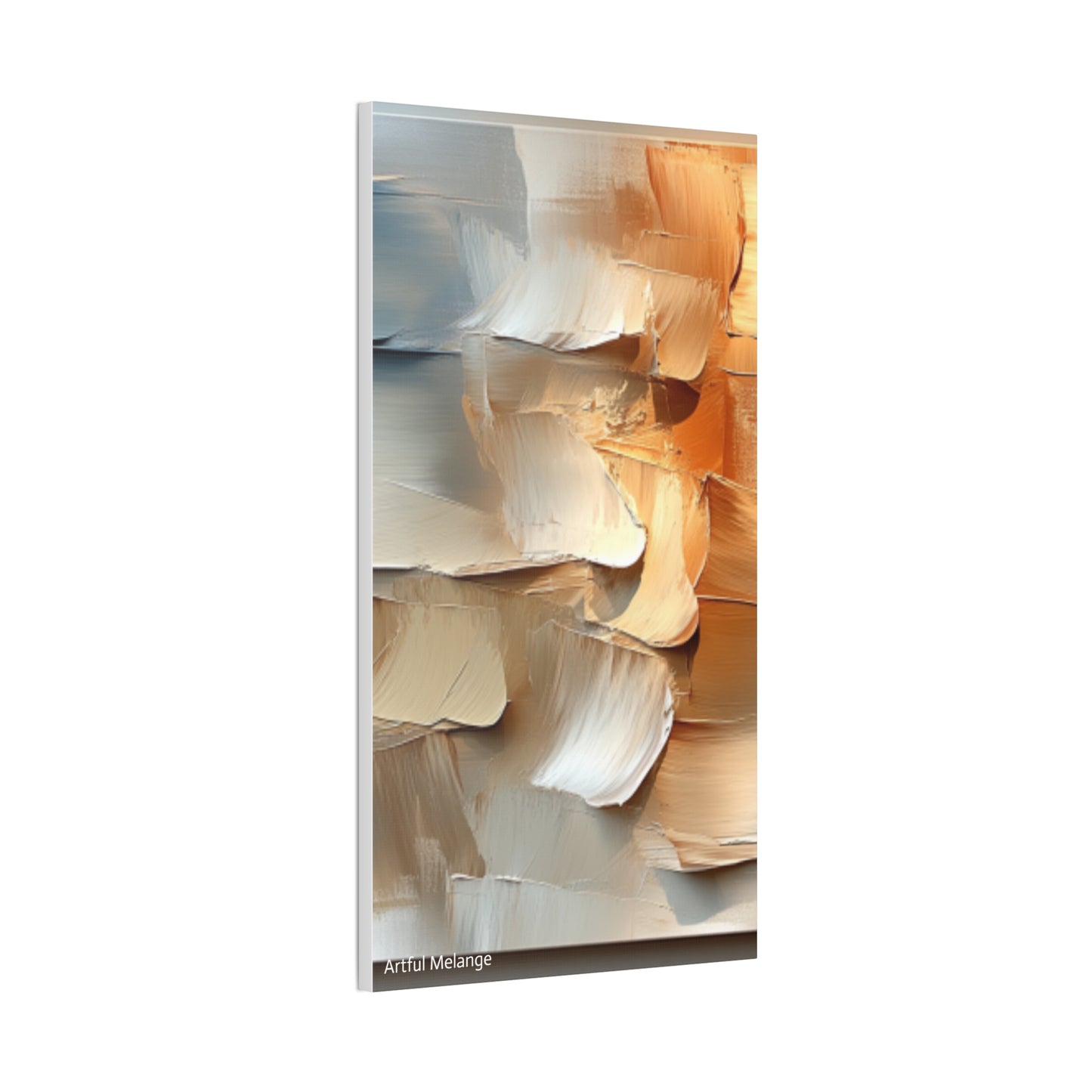 Acrylic Abstract Canvas Print - Richly Textured Artistry
